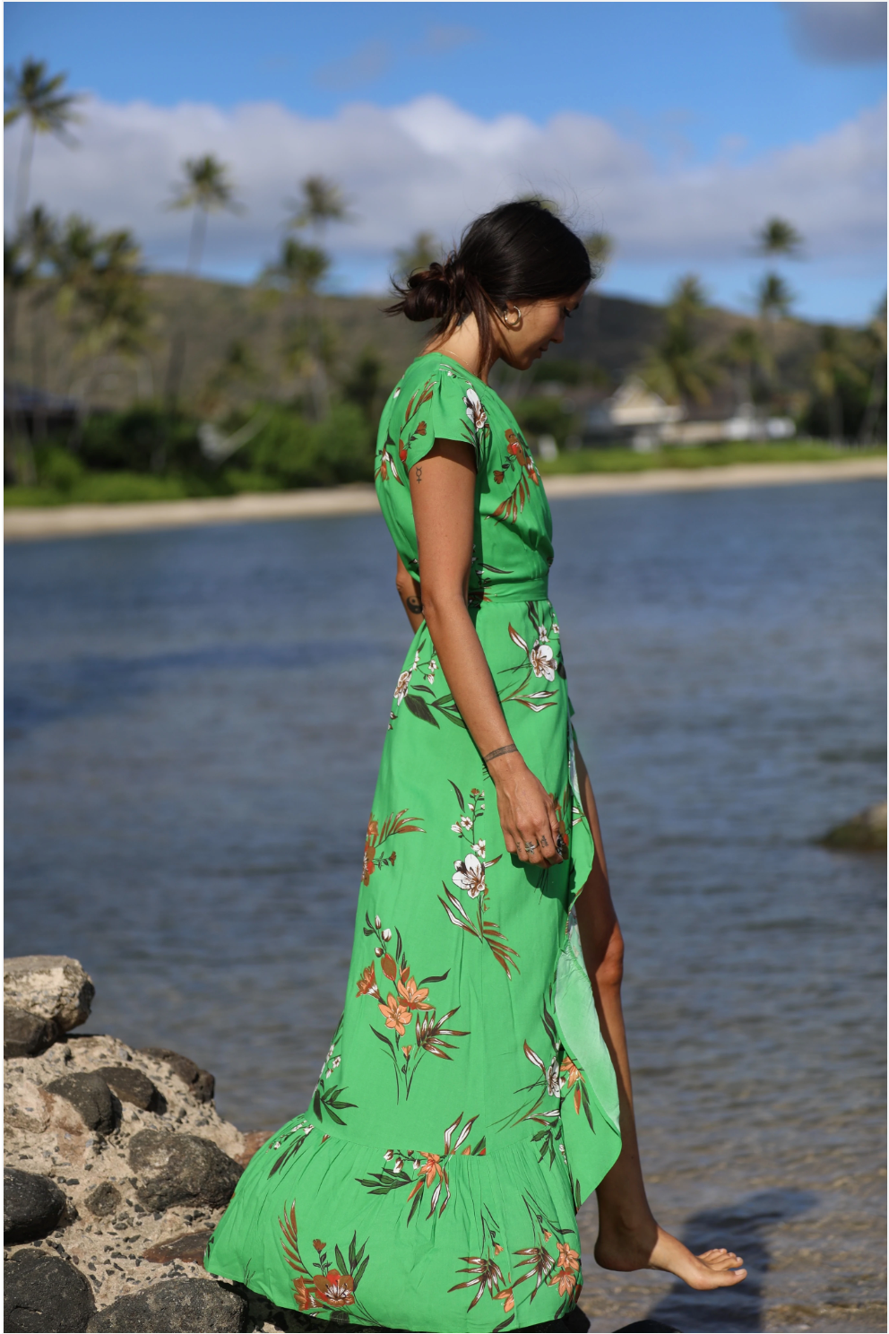 Hana Wrap Dress XIX PALMS