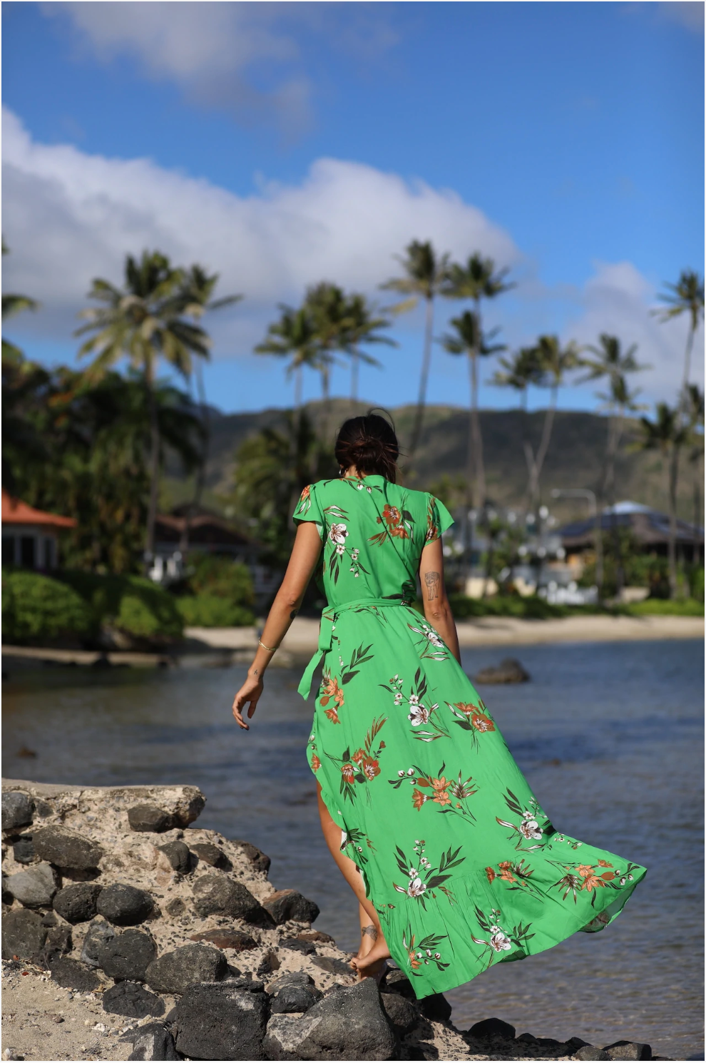 Hana Wrap Dress XIX PALMS