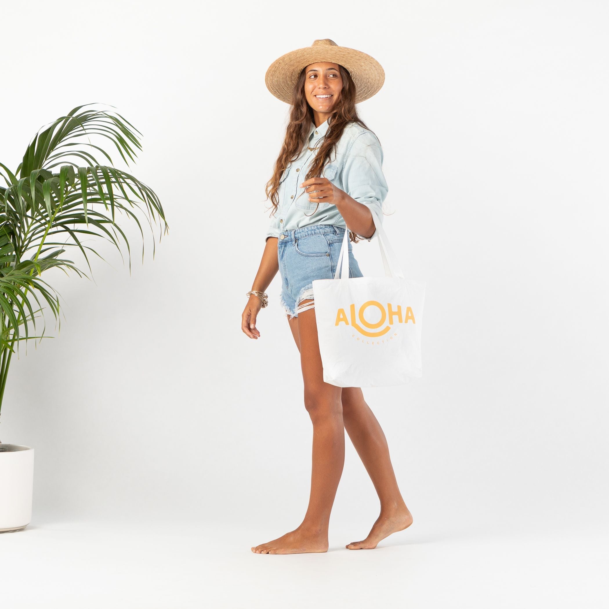 Lana'i Kauna'oa Reversible Tote Aloha Collection