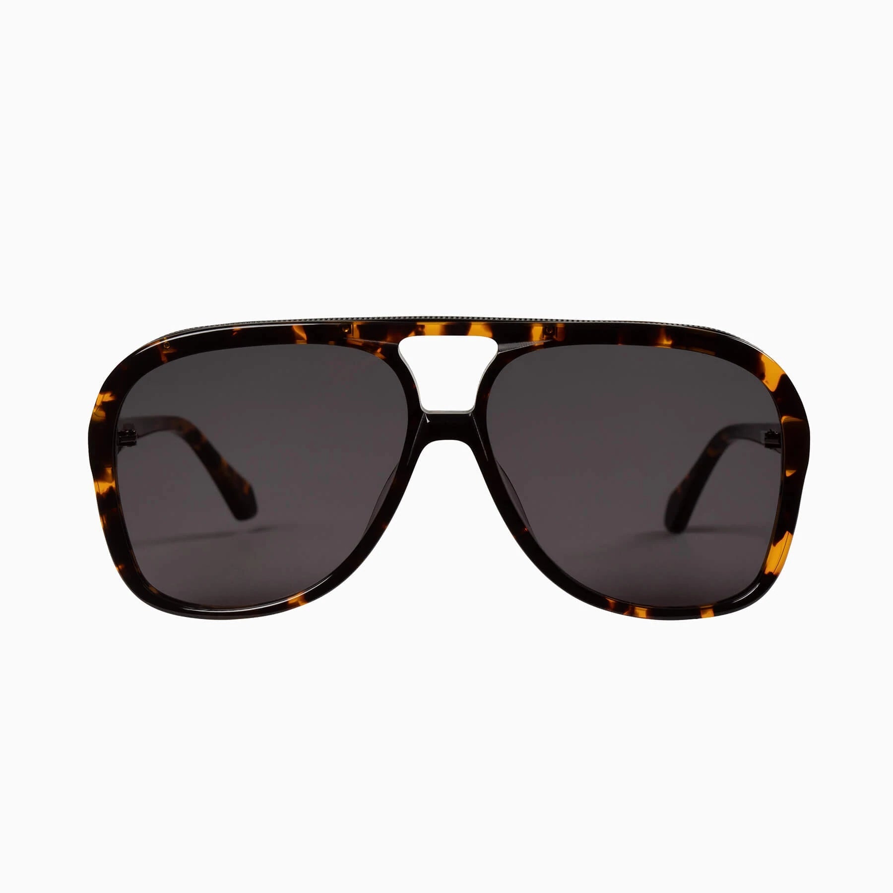 Polarized Bang / Dark Tortoise with Matte Black Metal Trim / Black Lens Valley Eyewear