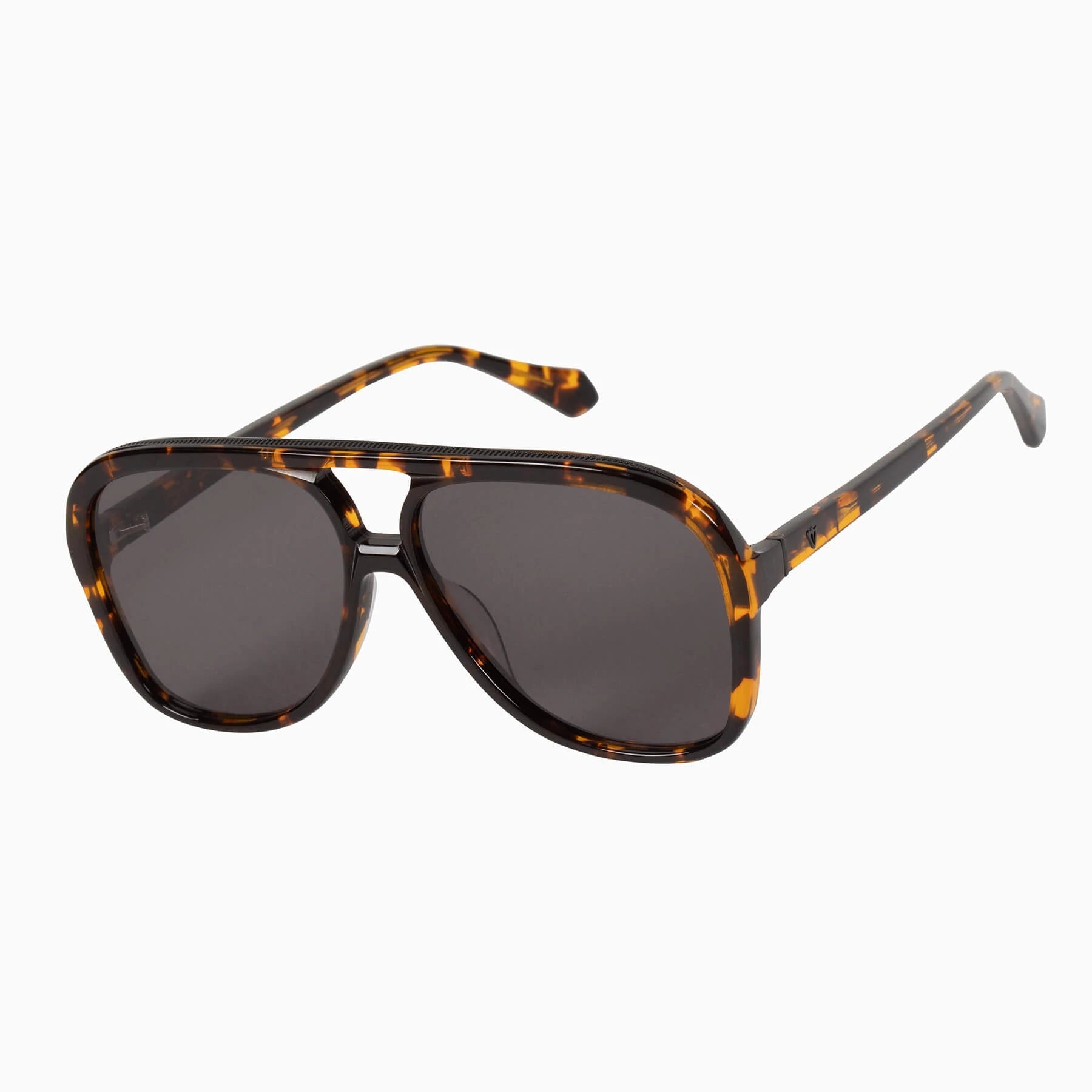 Polarized Bang / Dark Tortoise with Matte Black Metal Trim / Black Lens Valley Eyewear