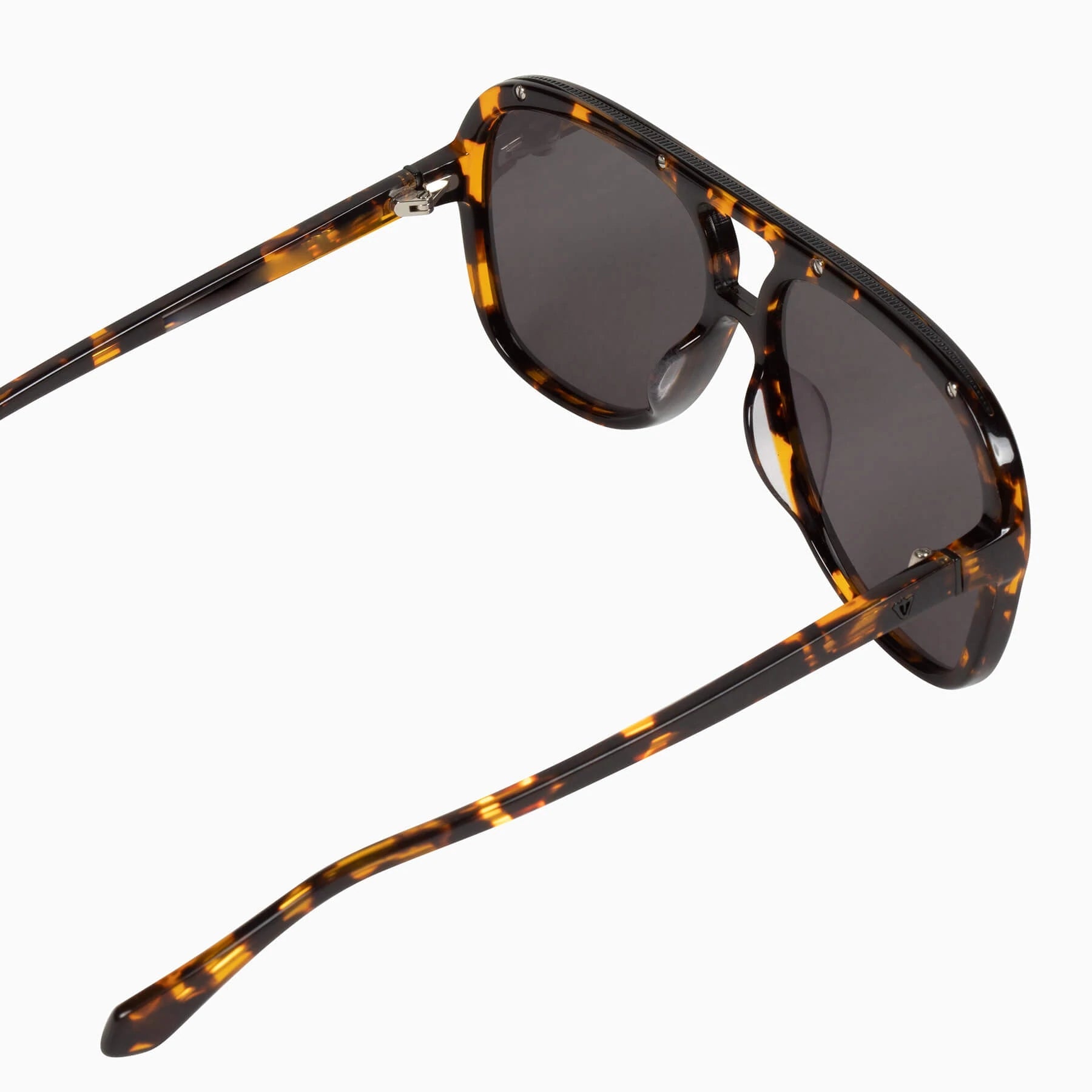 Polarized Bang / Dark Tortoise with Matte Black Metal Trim / Black Lens Valley Eyewear
