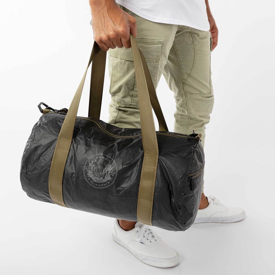 Waikiki Seal Duffle / Charcoal Black Aloha Collection