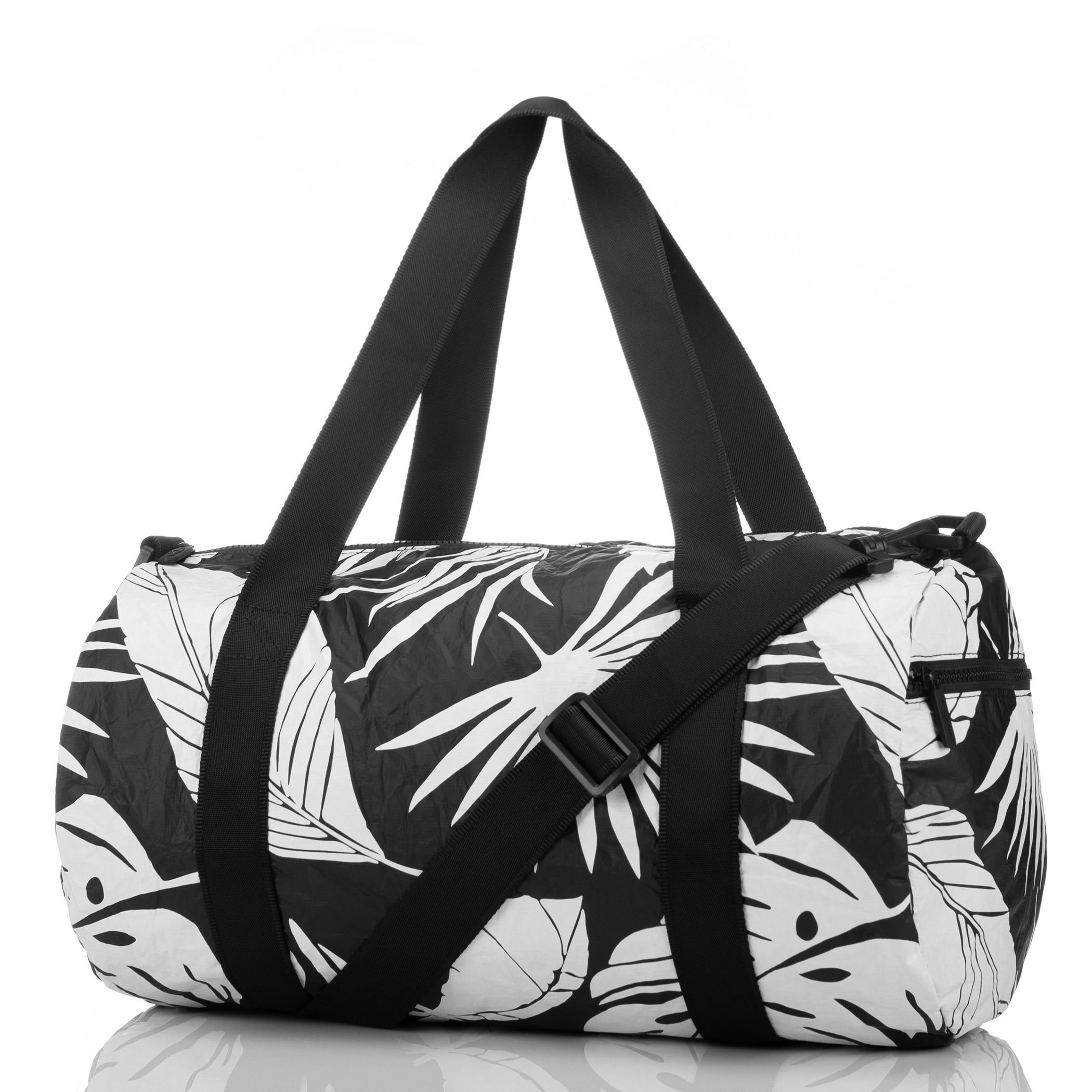Le Palm Duffle / White & Black Aloha Collection