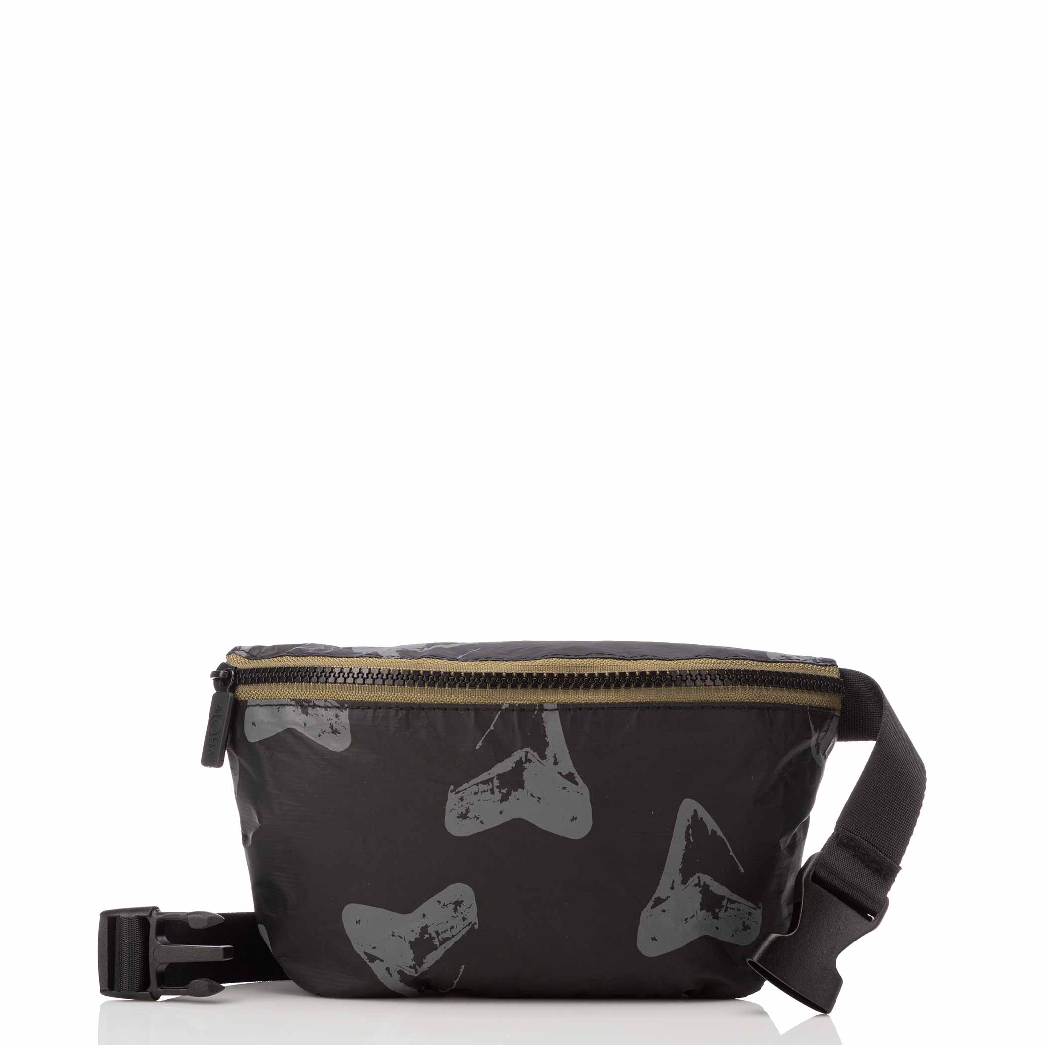 ʻAumākua Mini Hip Pack / Charcoal & Black Aloha Collection