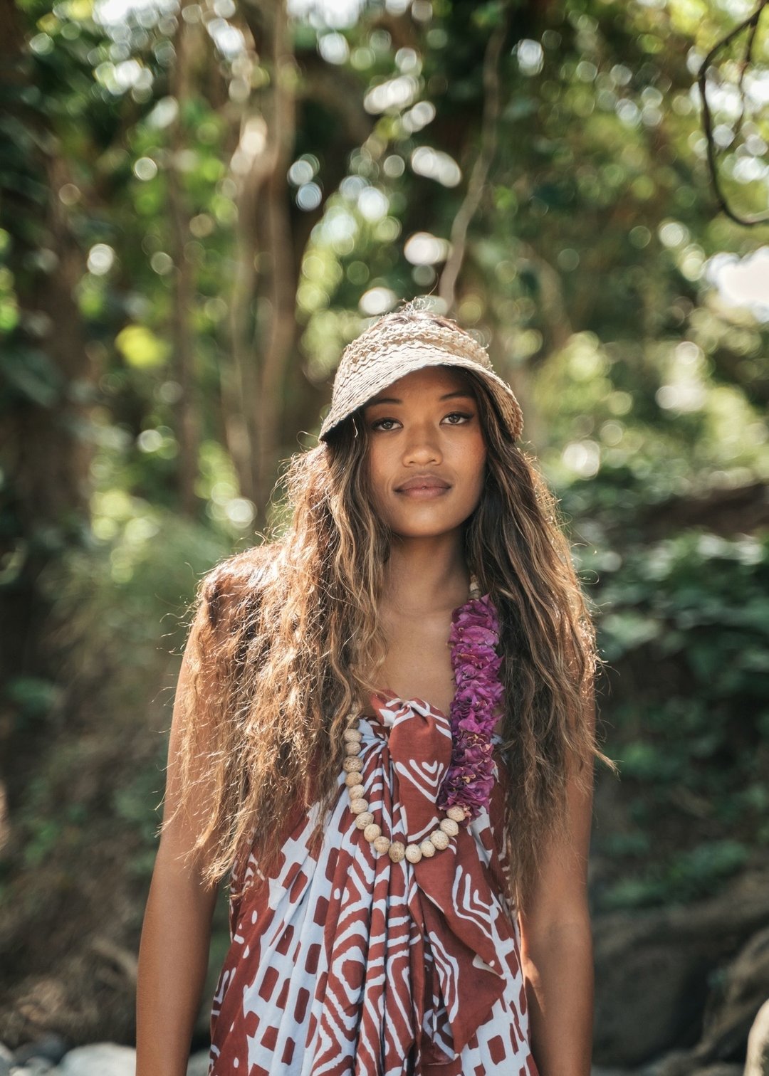 Healani Straw Visor Hale Pua