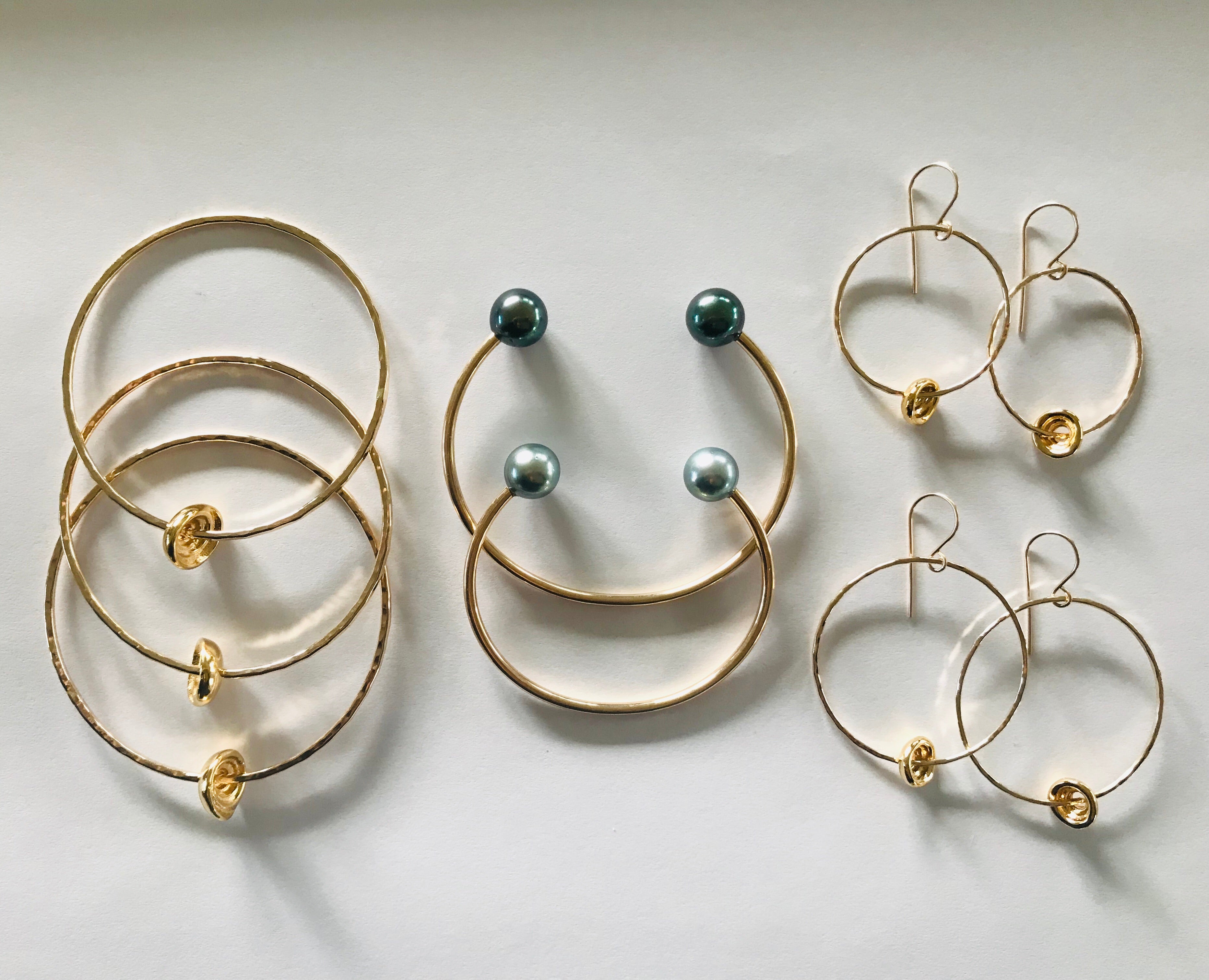 Large Puka Hoops KEANI JEWELRY