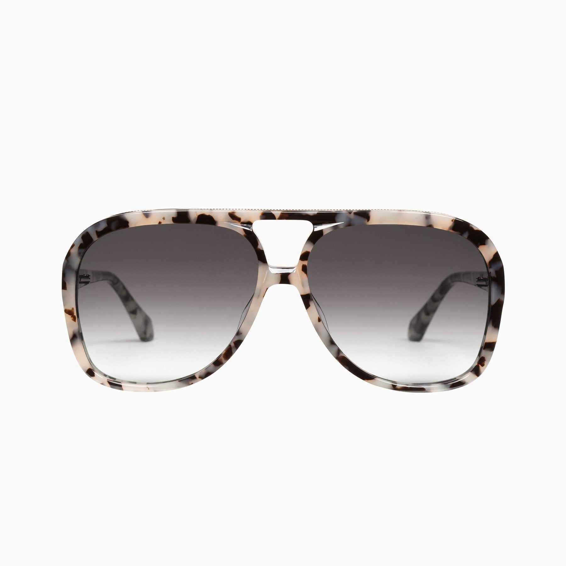 Polarized Bang / Ivory Tort w. Rose Gold Metal Trim / Black Gradient Lens Valley Eyewear