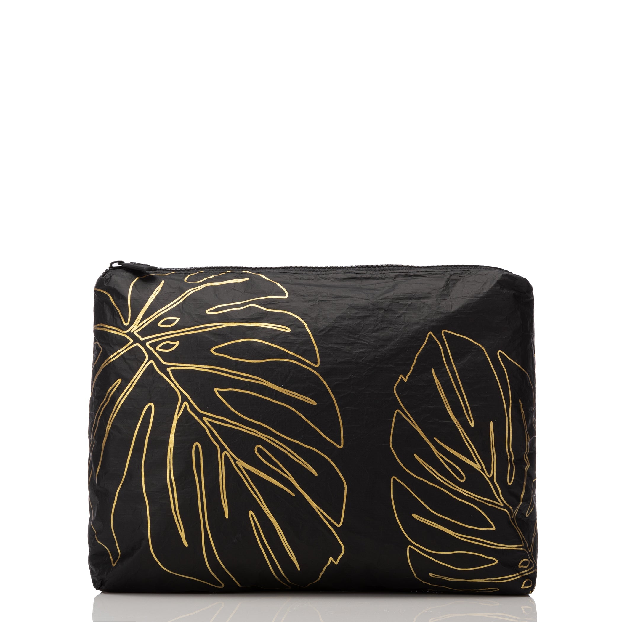 Lãnai Mid Pouch / Gold & Black Aloha Collection