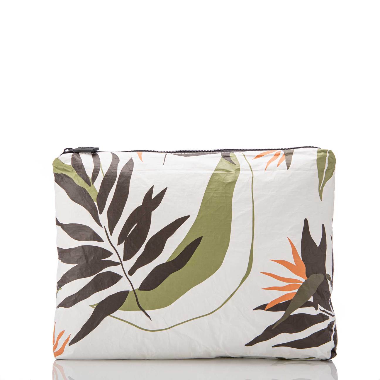 Painted Birds Mid Pouch / Neutrals Aloha Collection