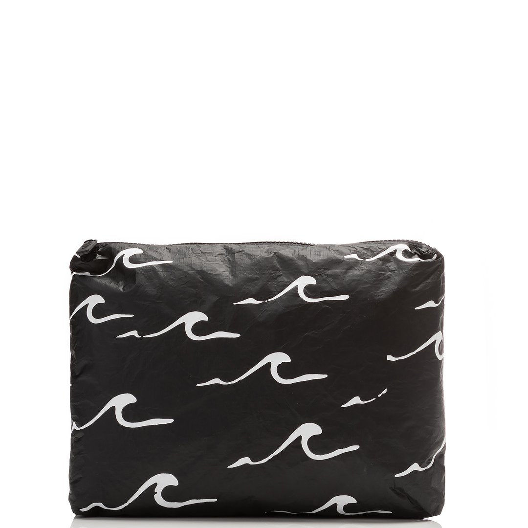 Seaside Mid Pouch / Black Aloha Collection
