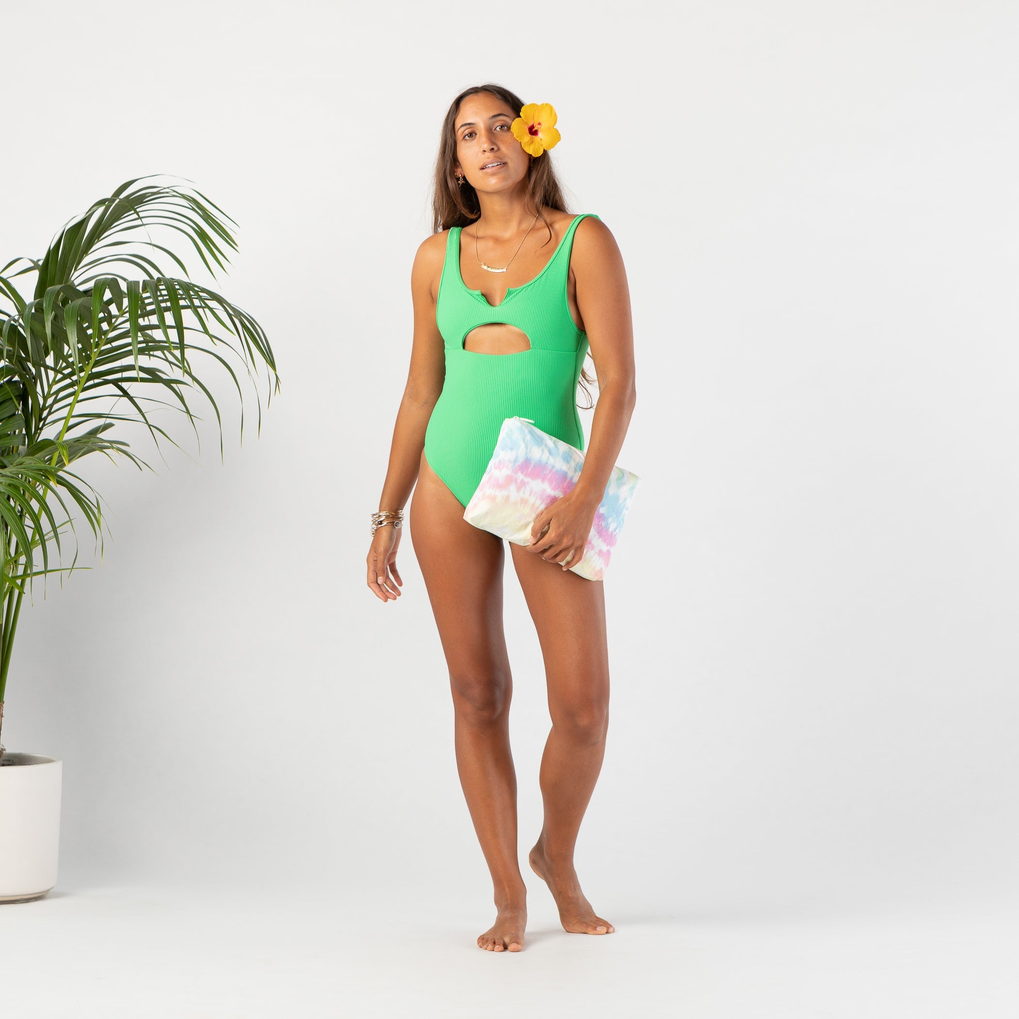 Tiare Hawai'i x Rainbow Shave Ice Mid Pouch Aloha Collection