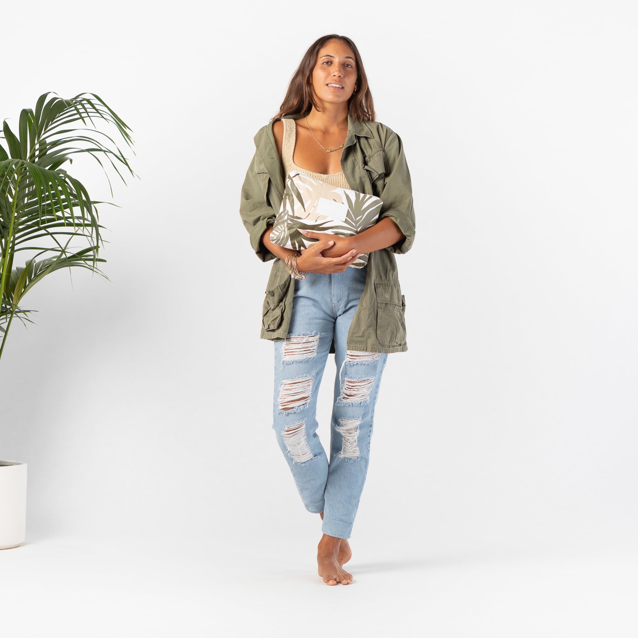 Tropics Mid Pouch / Moon Shimmer Aloha Collection