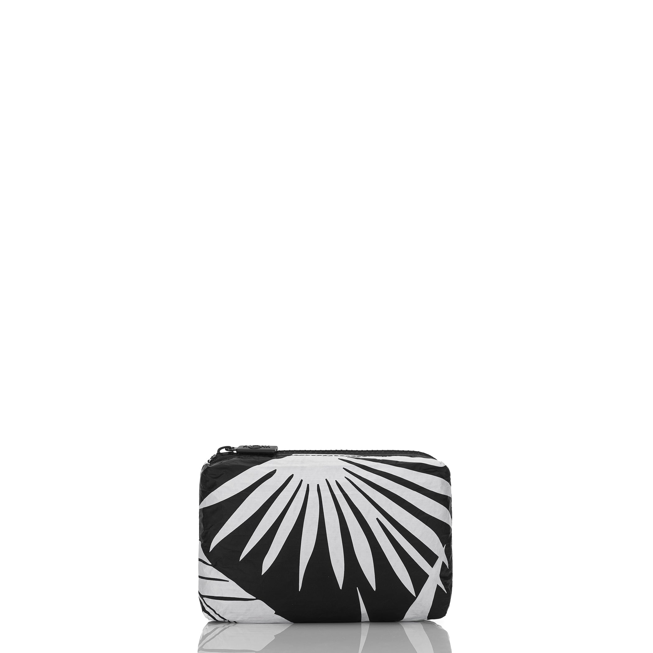 ALOHA Le Palm Mini Pouch / White & Black Aloha Collection