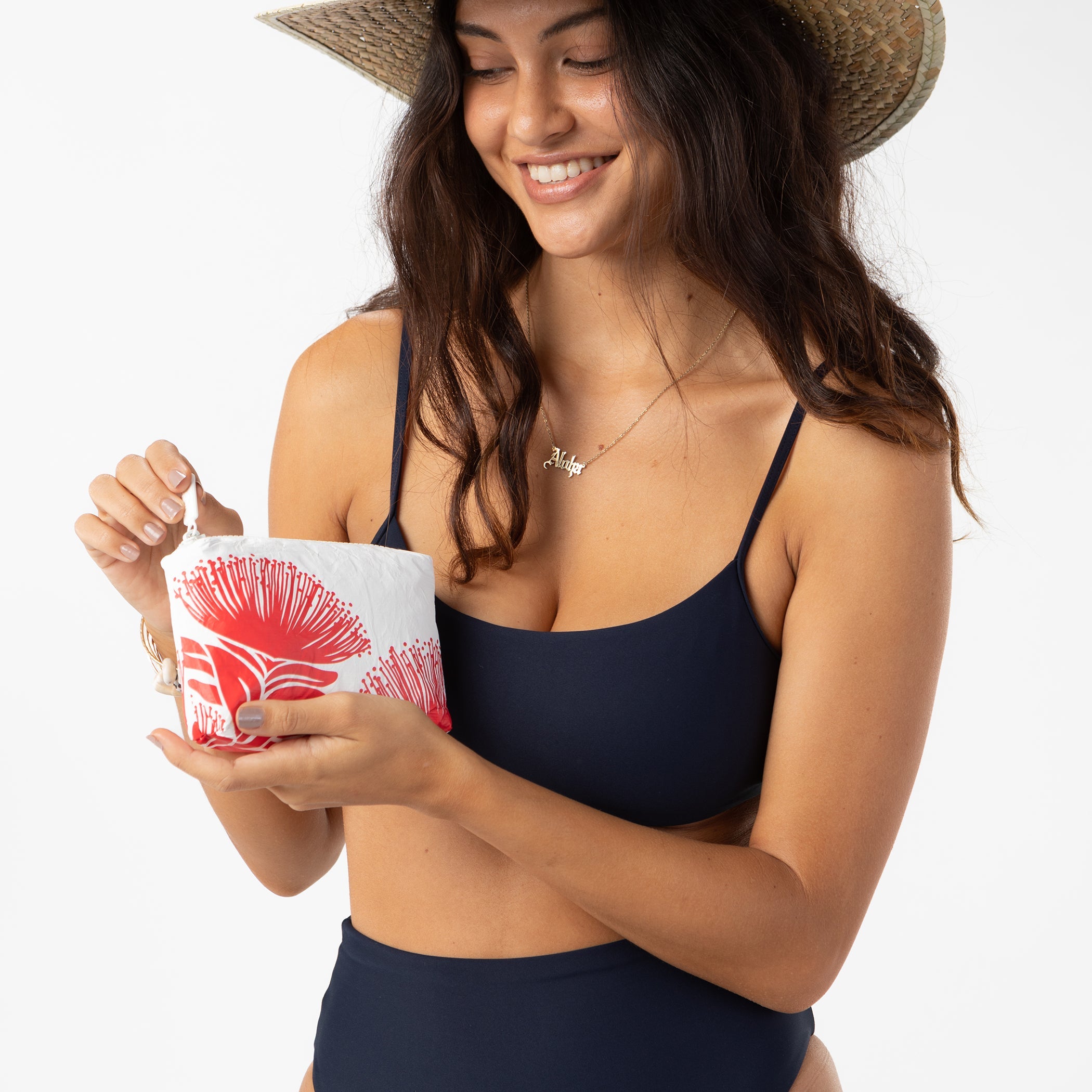 Big Island 'Ohi'a Lehua Mini Pouch 23' Aloha Collection