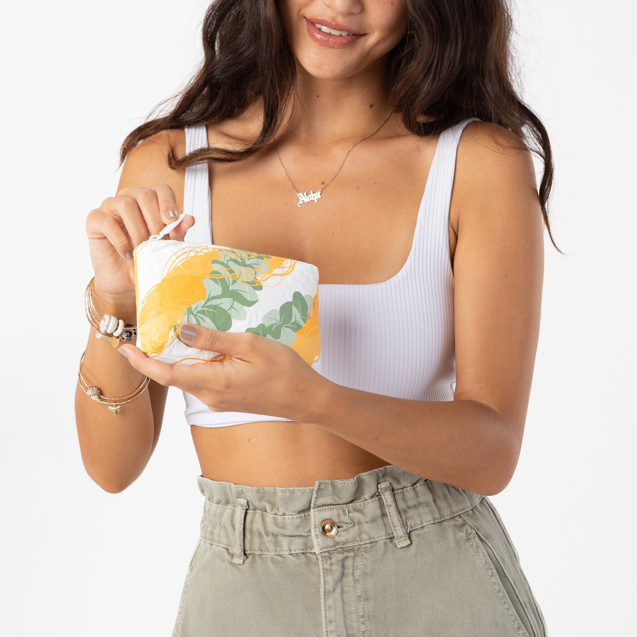 Lana'i Kauna'oa Mini Pouch 23' Aloha Collection