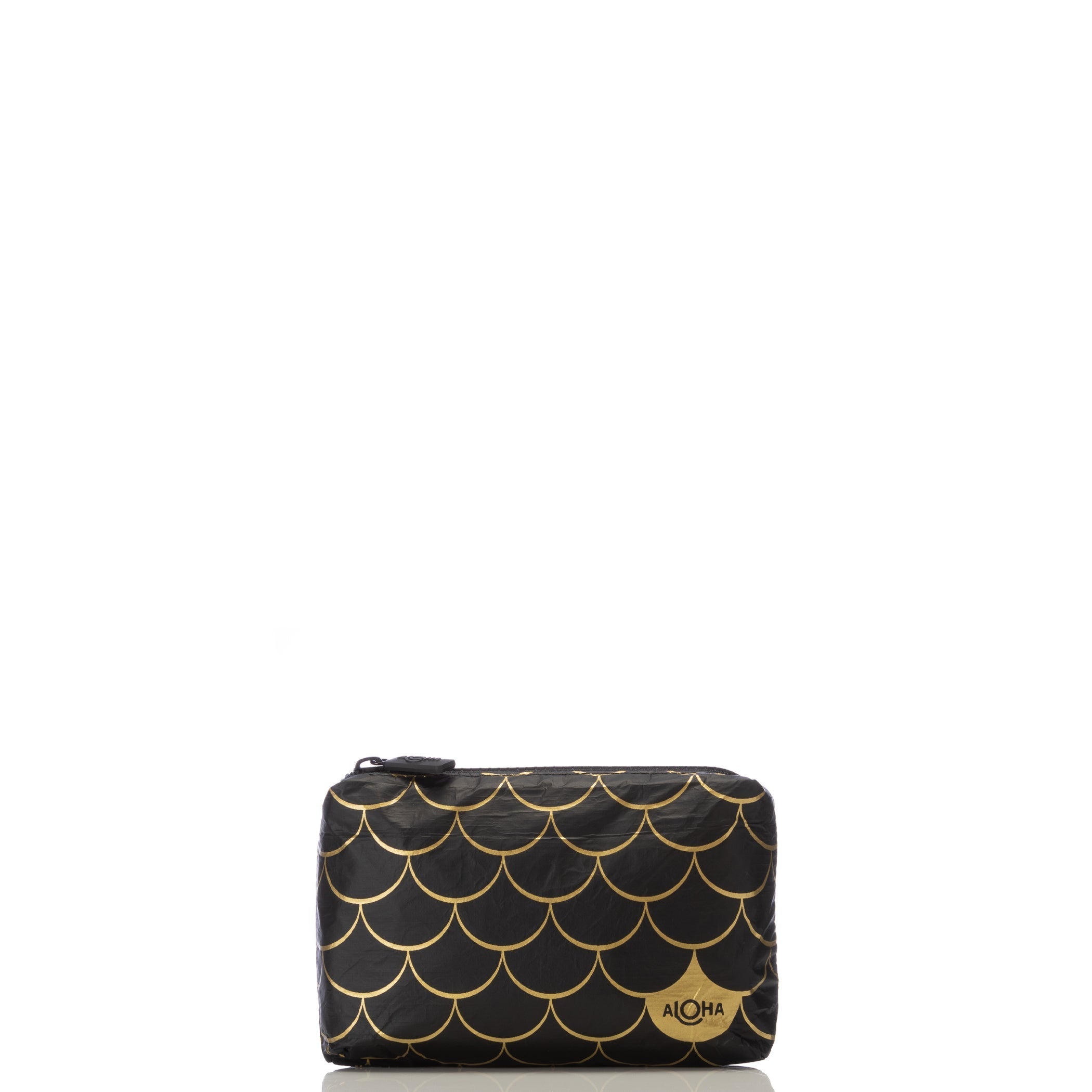 Mermaid Mini Pouch / Gold & Black Aloha Collection