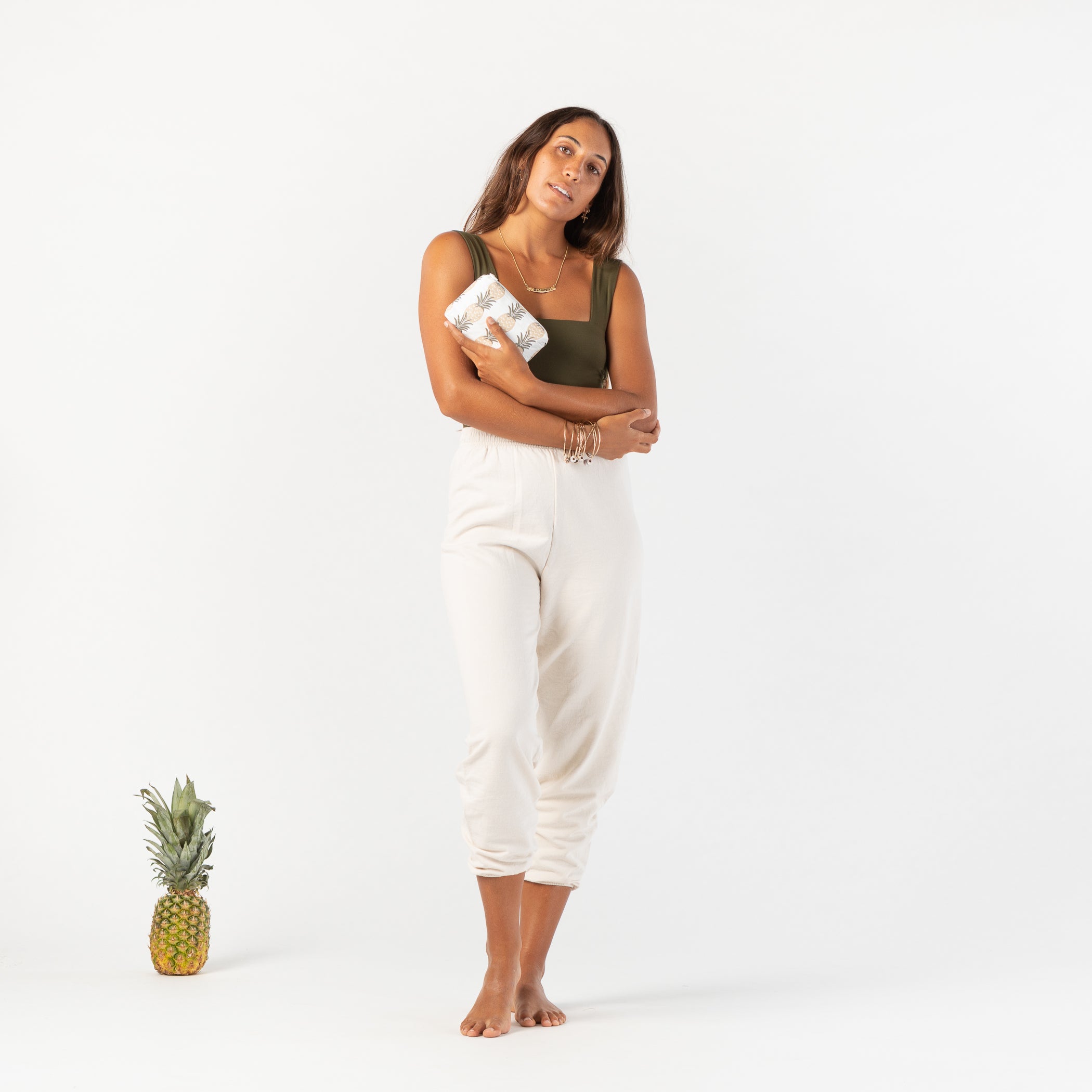 Pineapple Groove Mini Pouch / Moon Shimmer Aloha Collection