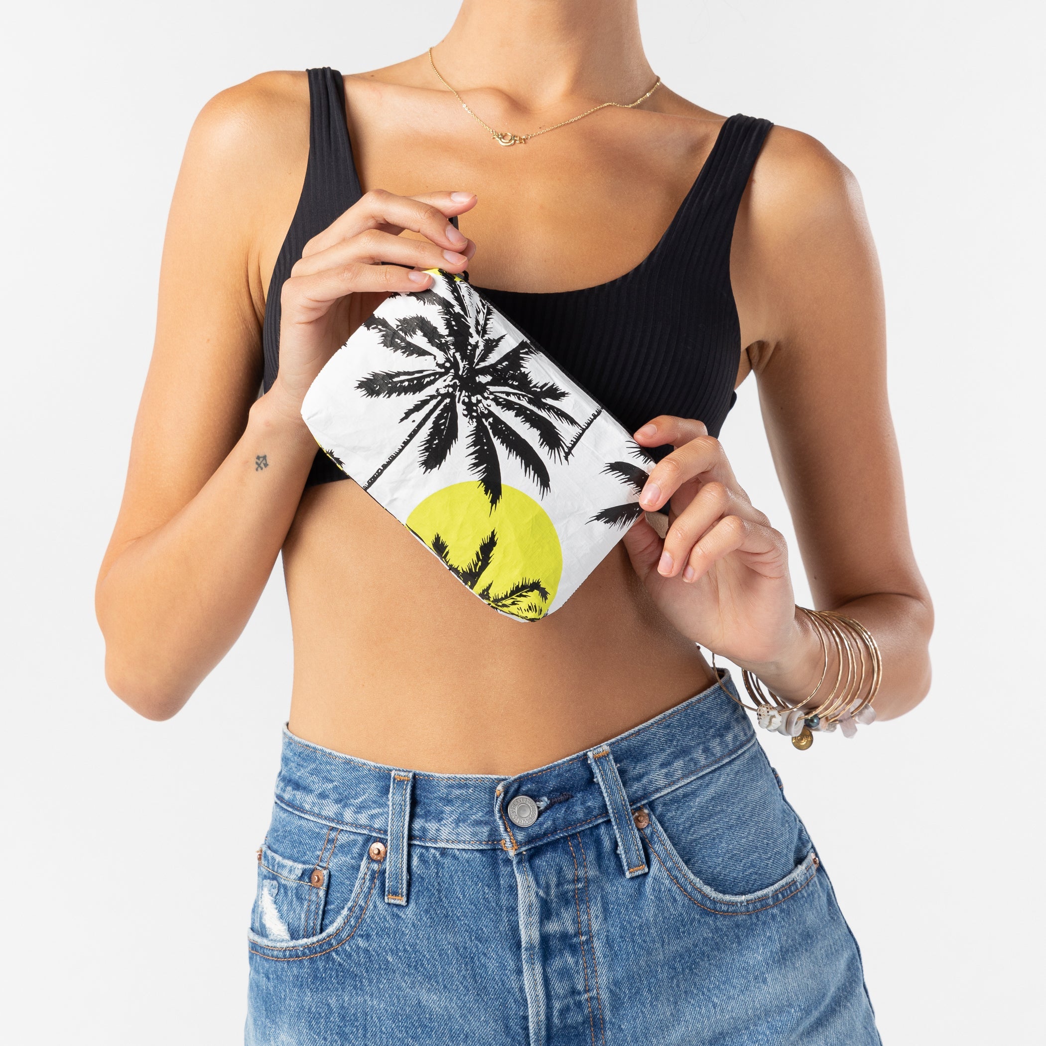 Samudra x Sun Palm Mini Pouch / 'Ulu Aloha Collection