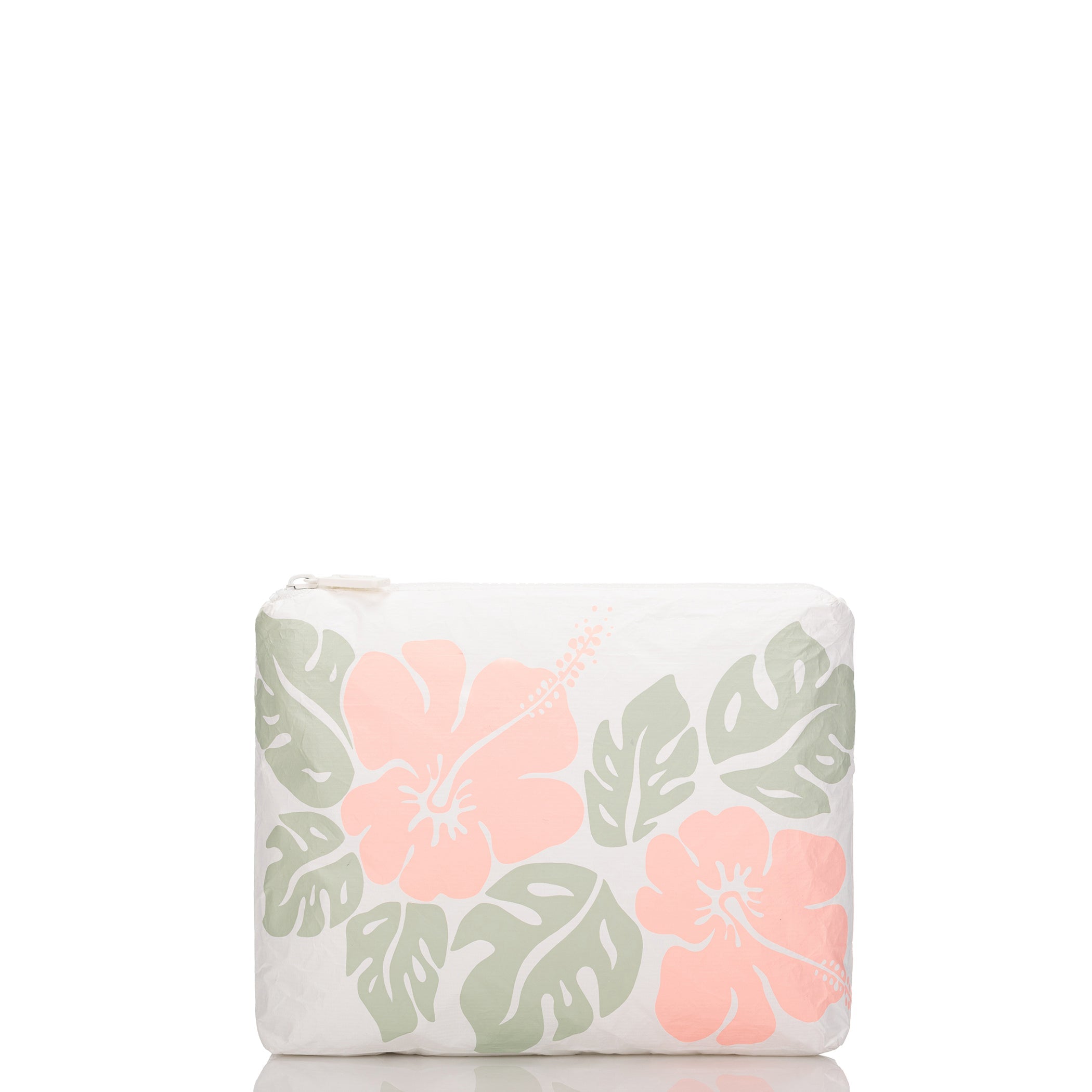 Big Island Hibiscus Small Pouch / Melon Aloha Collection
