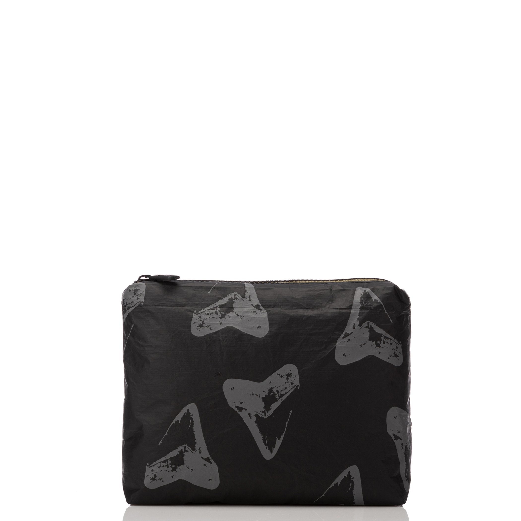 ʻAumākua Small Pouch / Charcoal & Black Aloha Collection