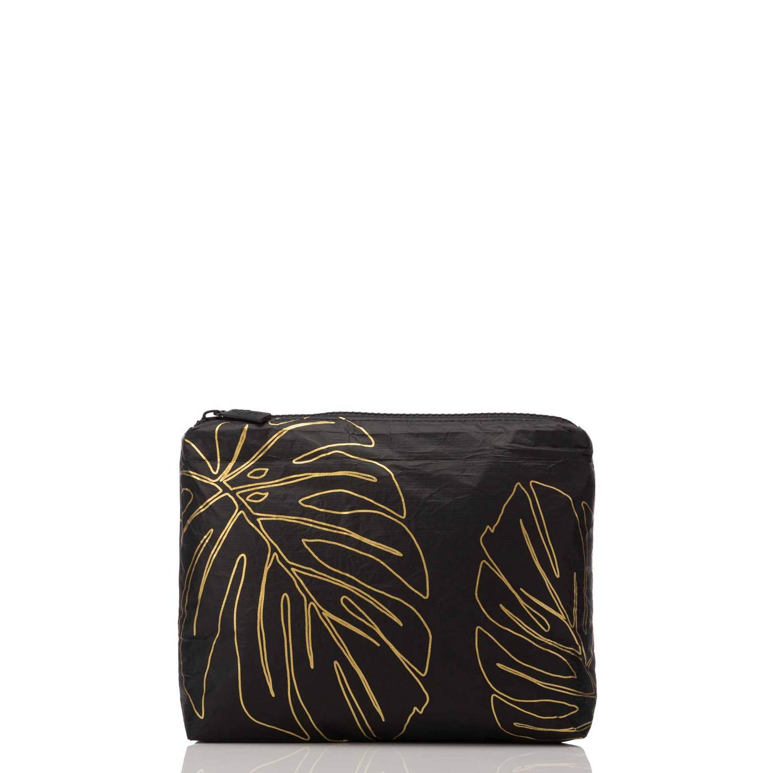 Lānai Small Pouch / Gold & Black Aloha Collection