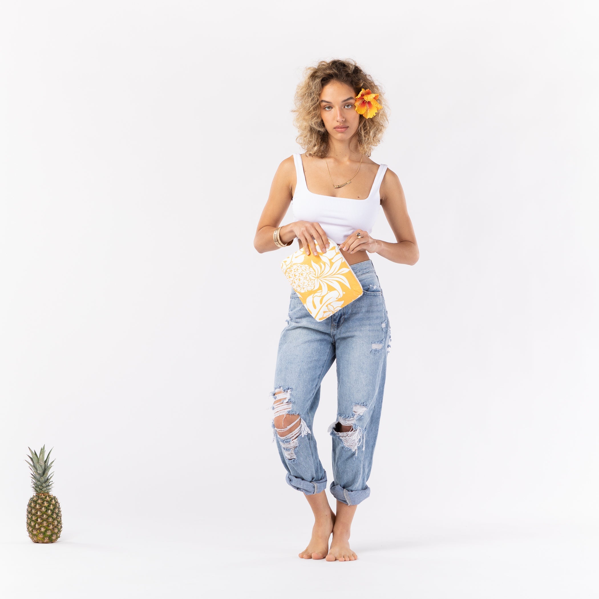 Pa'ina Small Pouch / Sunshine Aloha Collection