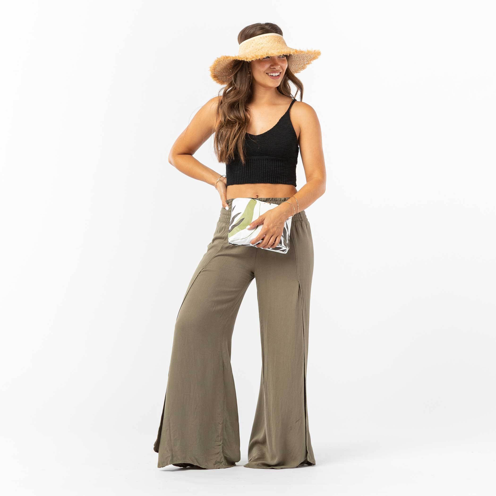 Painted Birds Small Pouch / Neutrals Aloha Collection