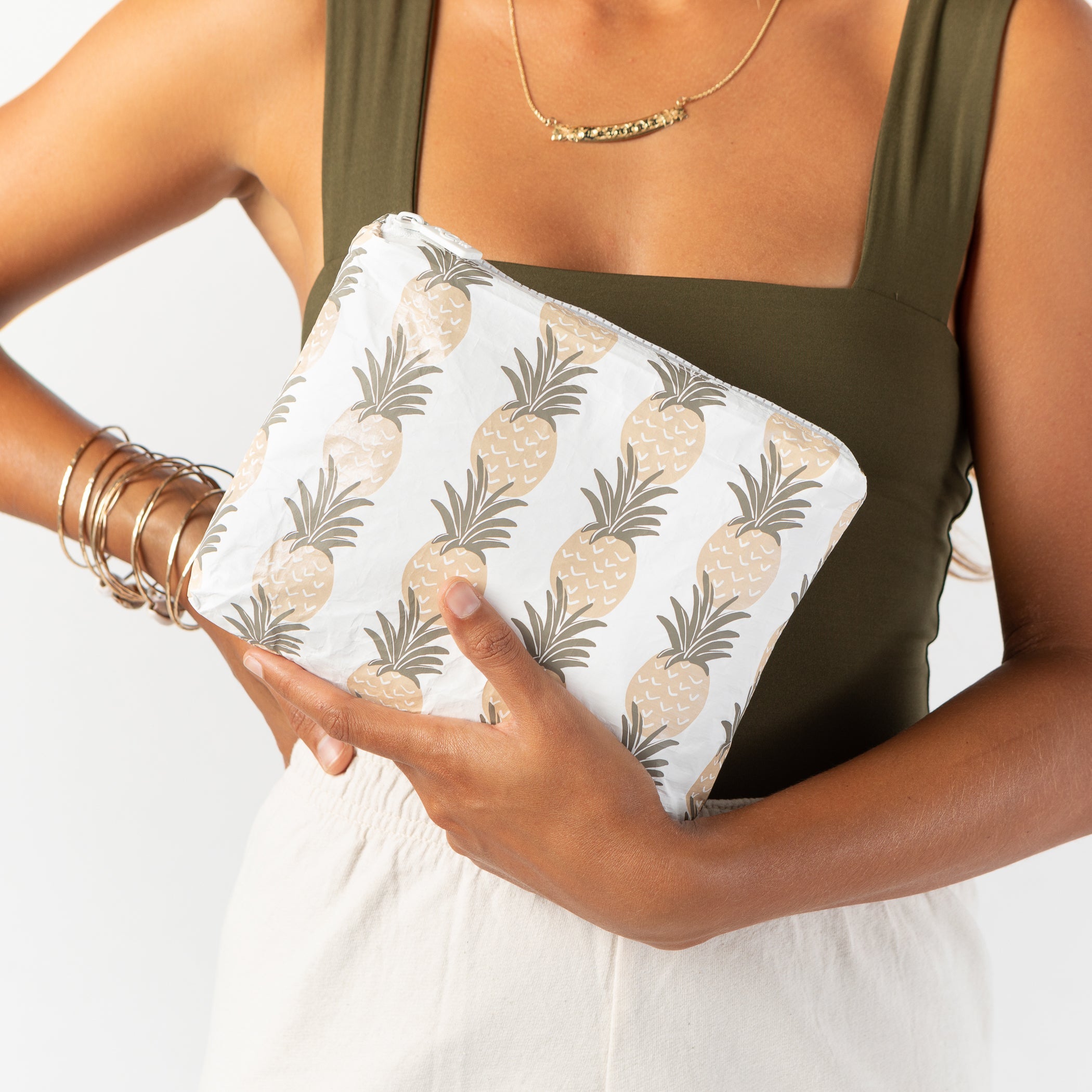 Pineapple Groove Small Pouch / Moon Shimmer Aloha Collection