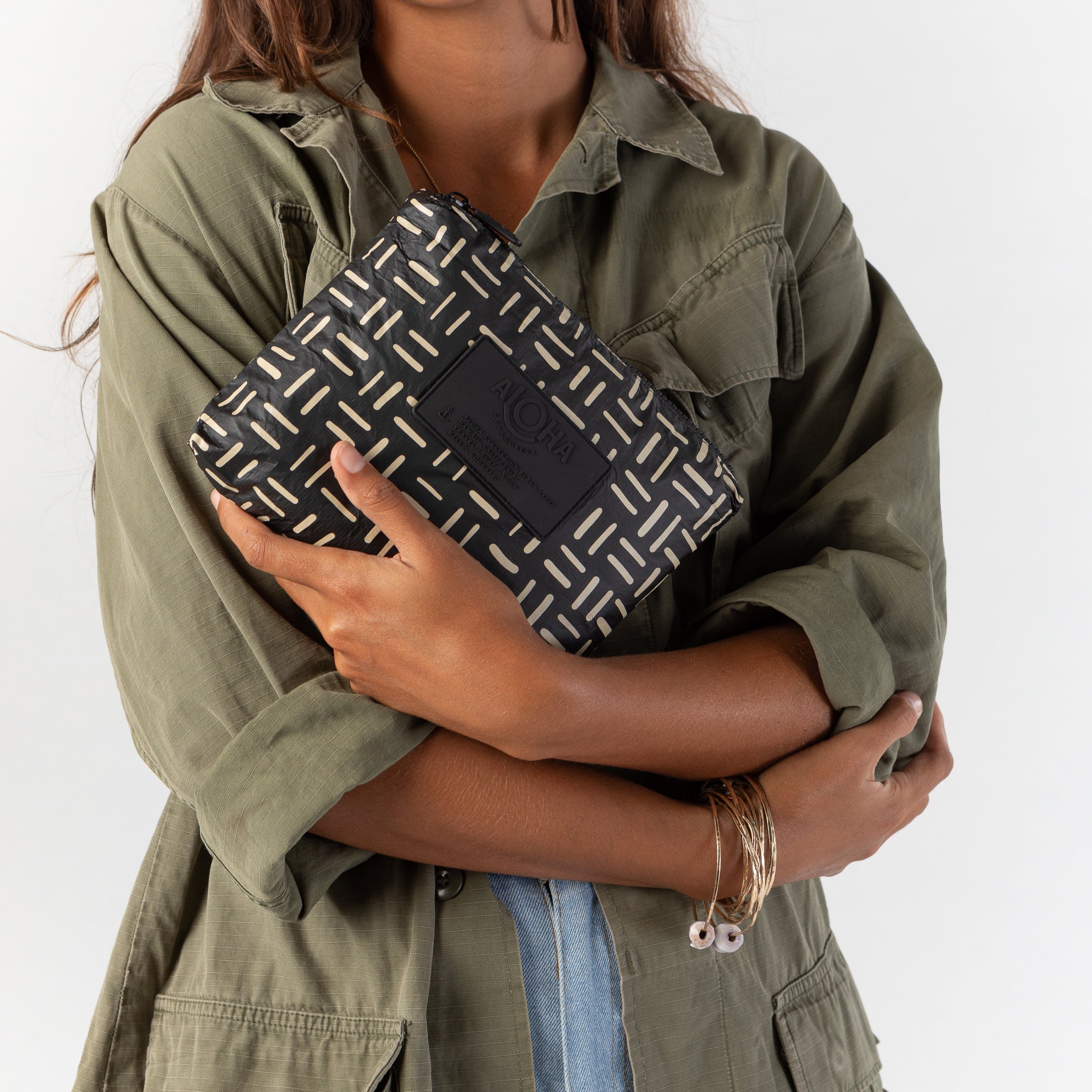 Rattan Small Pouch / Moon Shimmer Aloha Collection