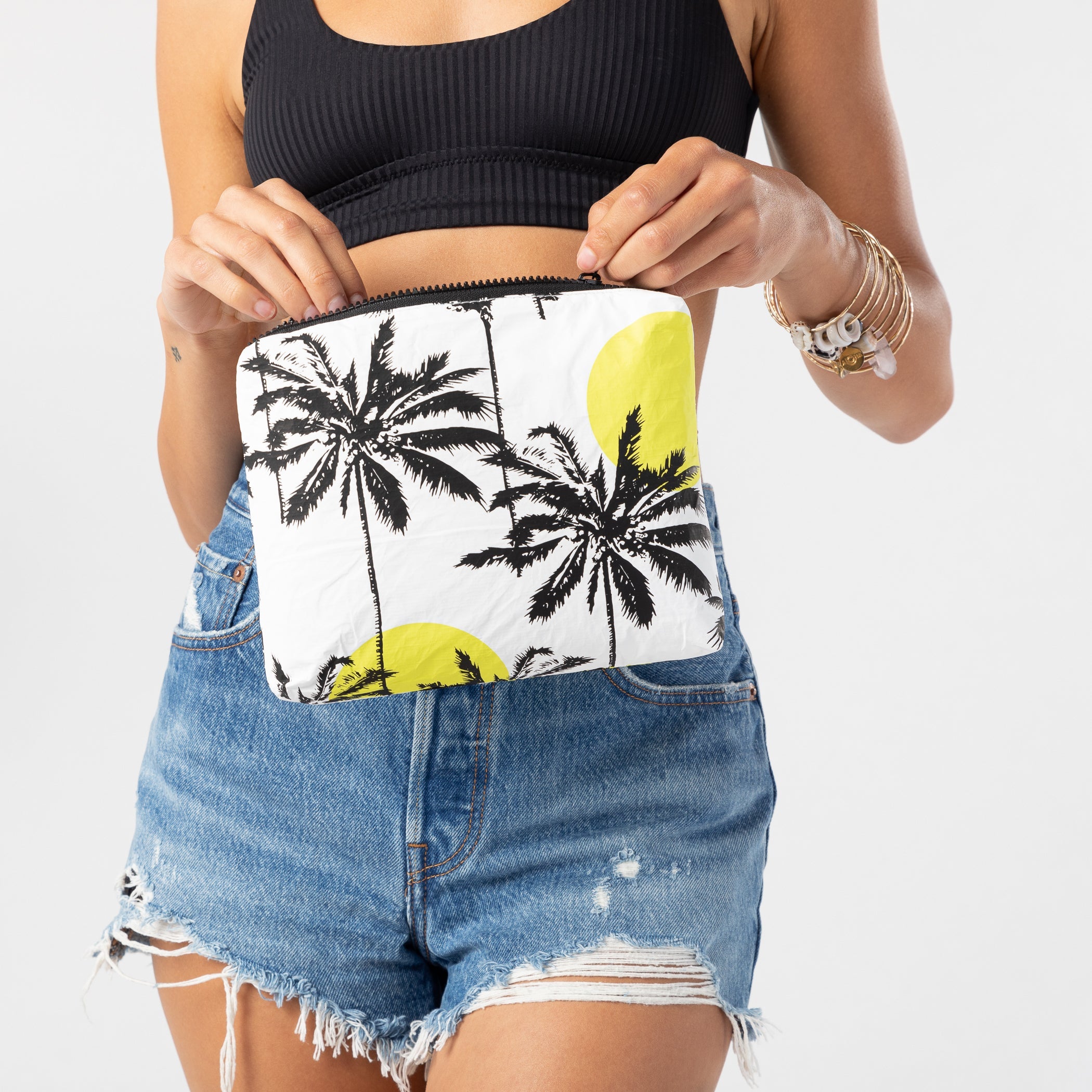 Samudra x Sun Palm Small Pouch / 'Ulu Aloha Collection