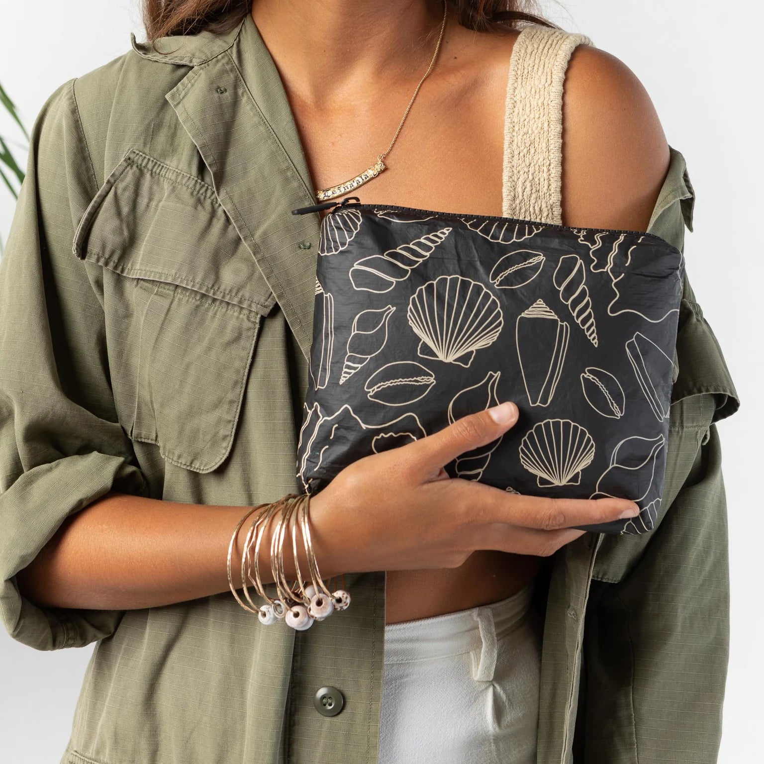 Seashore Small Pouch / Moon Shimmer Aloha Collection