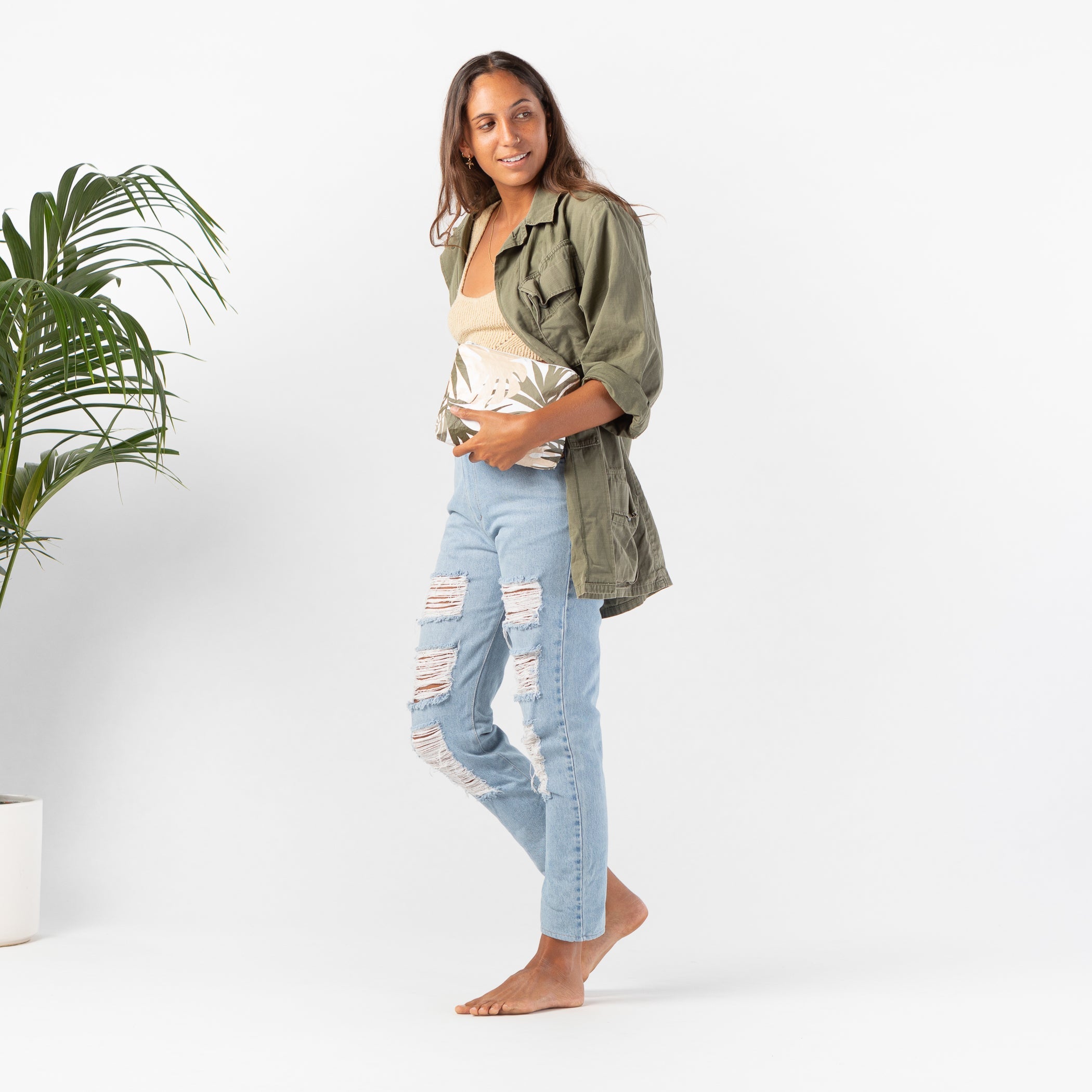 Tropics Small Pouch / Moon Shimmer Aloha Collection