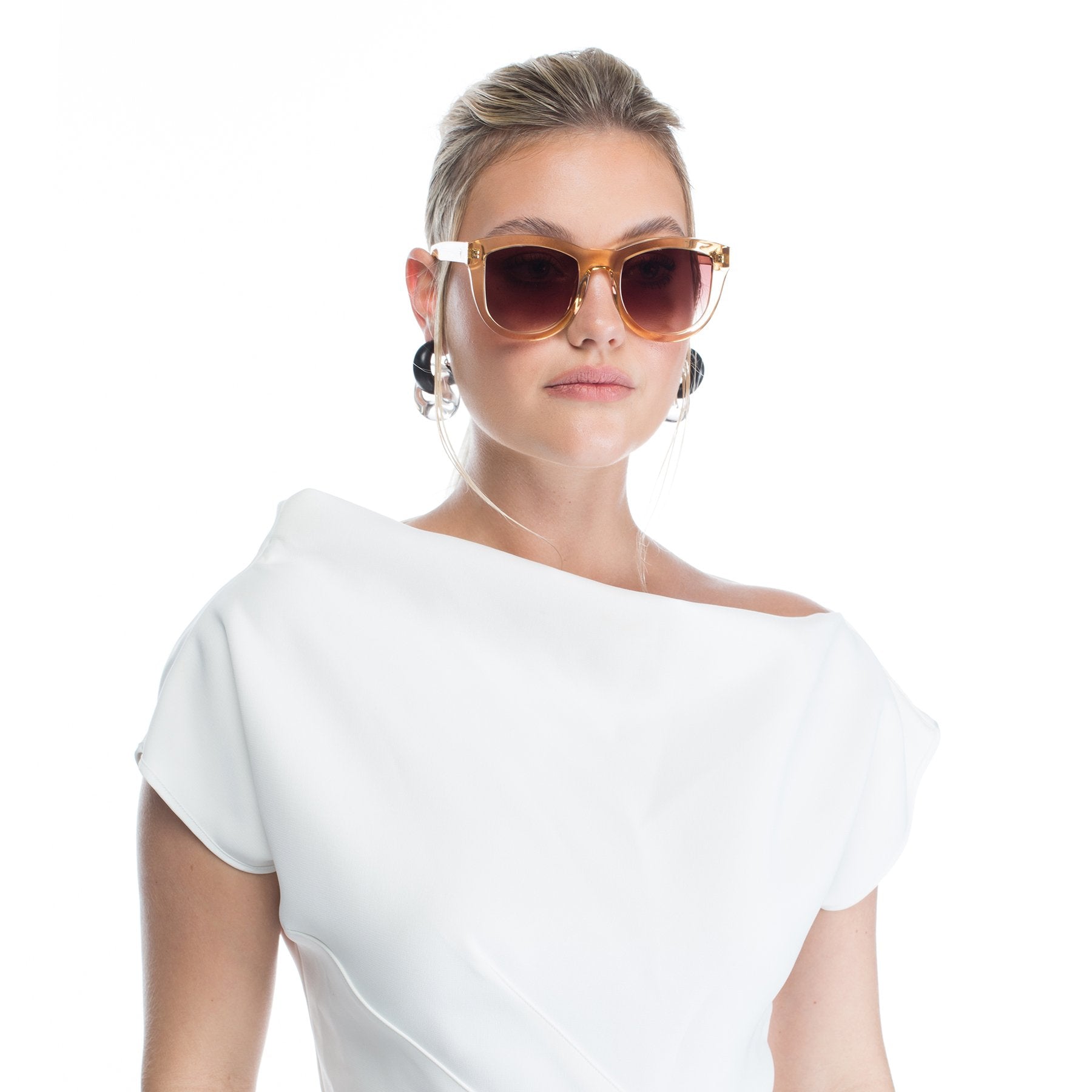 Polarized Trachea / Tangerine / Brown Gradient Lens Valley Eyewear