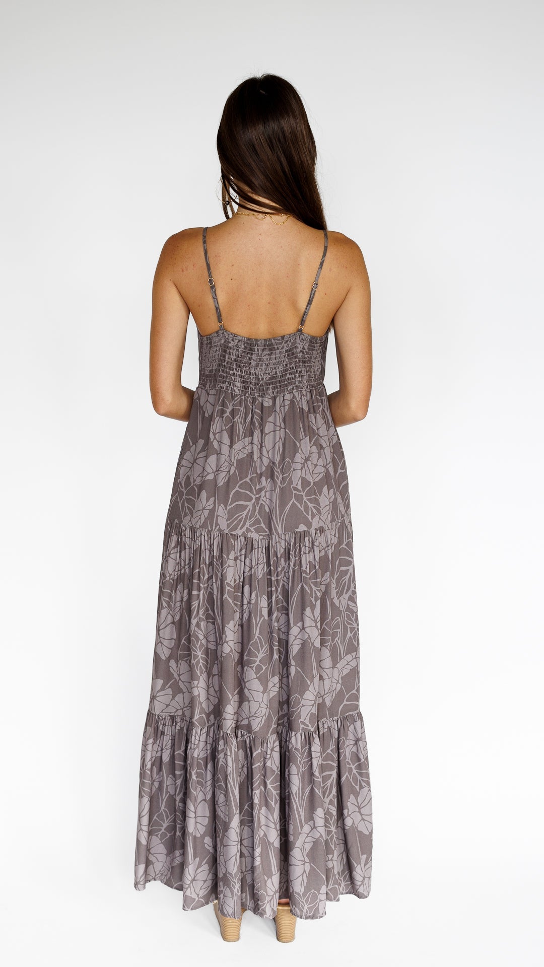 Kalo Patch / Haleiwa Maxi Dress/ Earth KEANI APPAREL