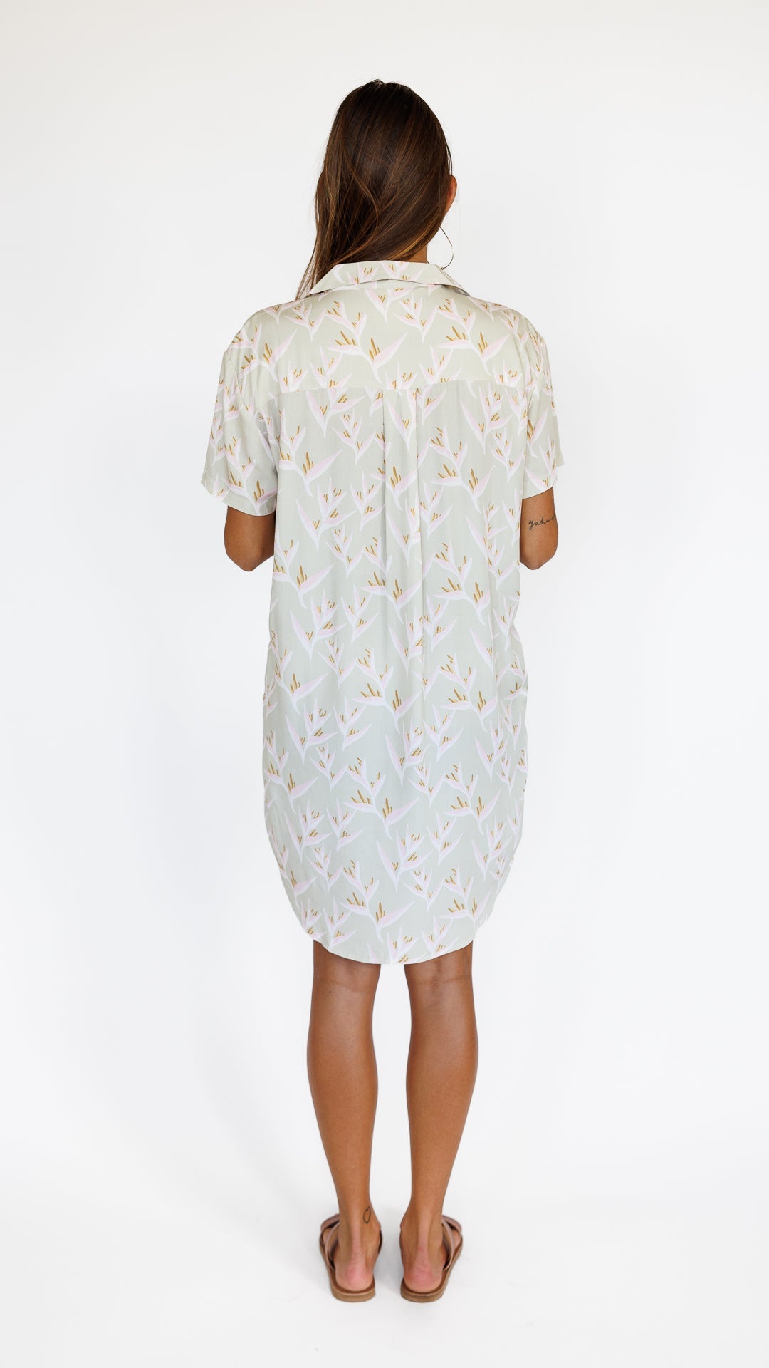 Heliconia / Paia Shirt Dress / Mint KEANI APPAREL