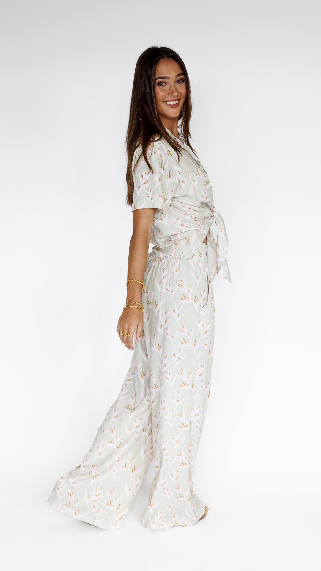 Heliconia / Hele Tie-Top / Mint KEANI APPAREL