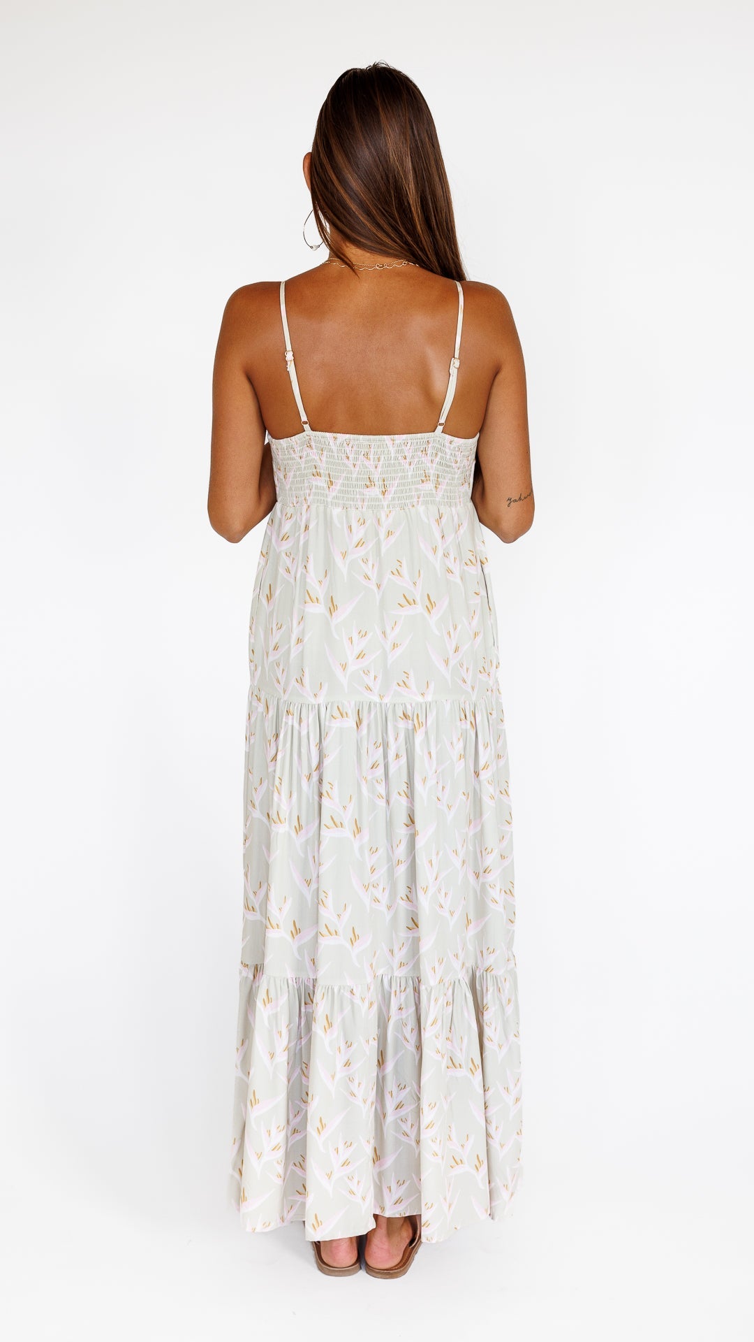 Heliconia / Haleiwa Maxi Dress / Mint KEANI APPAREL