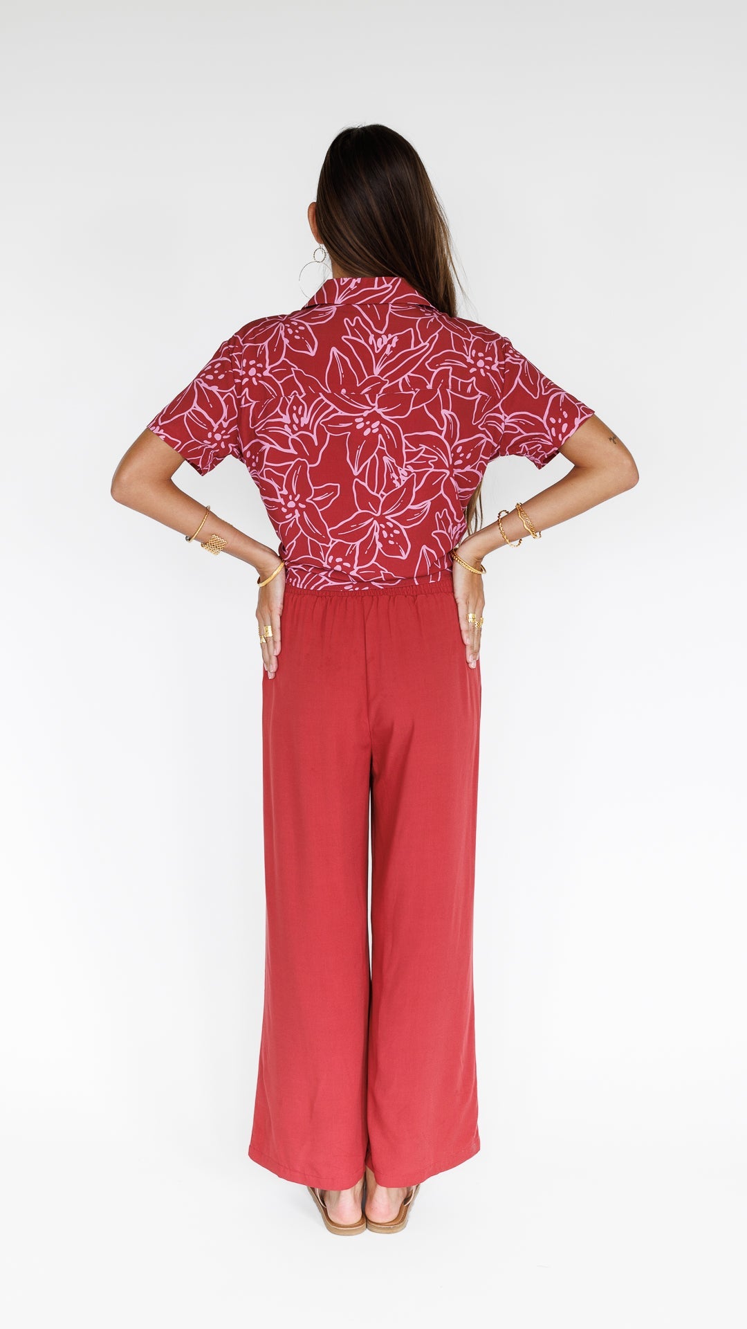 Makena Resort Pant / Dragon Fruit KEANI APPAREL
