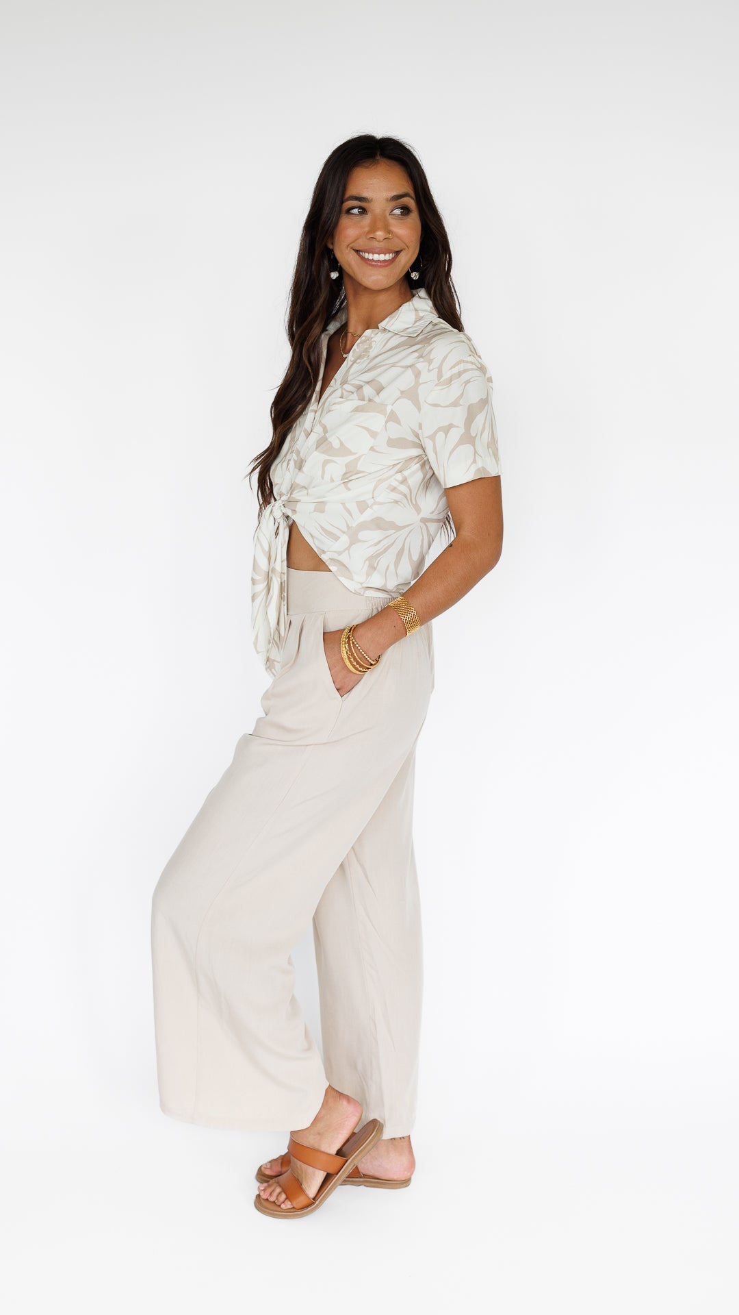 Makena Resort Pant / Bamboo Shoot KEANI APPAREL