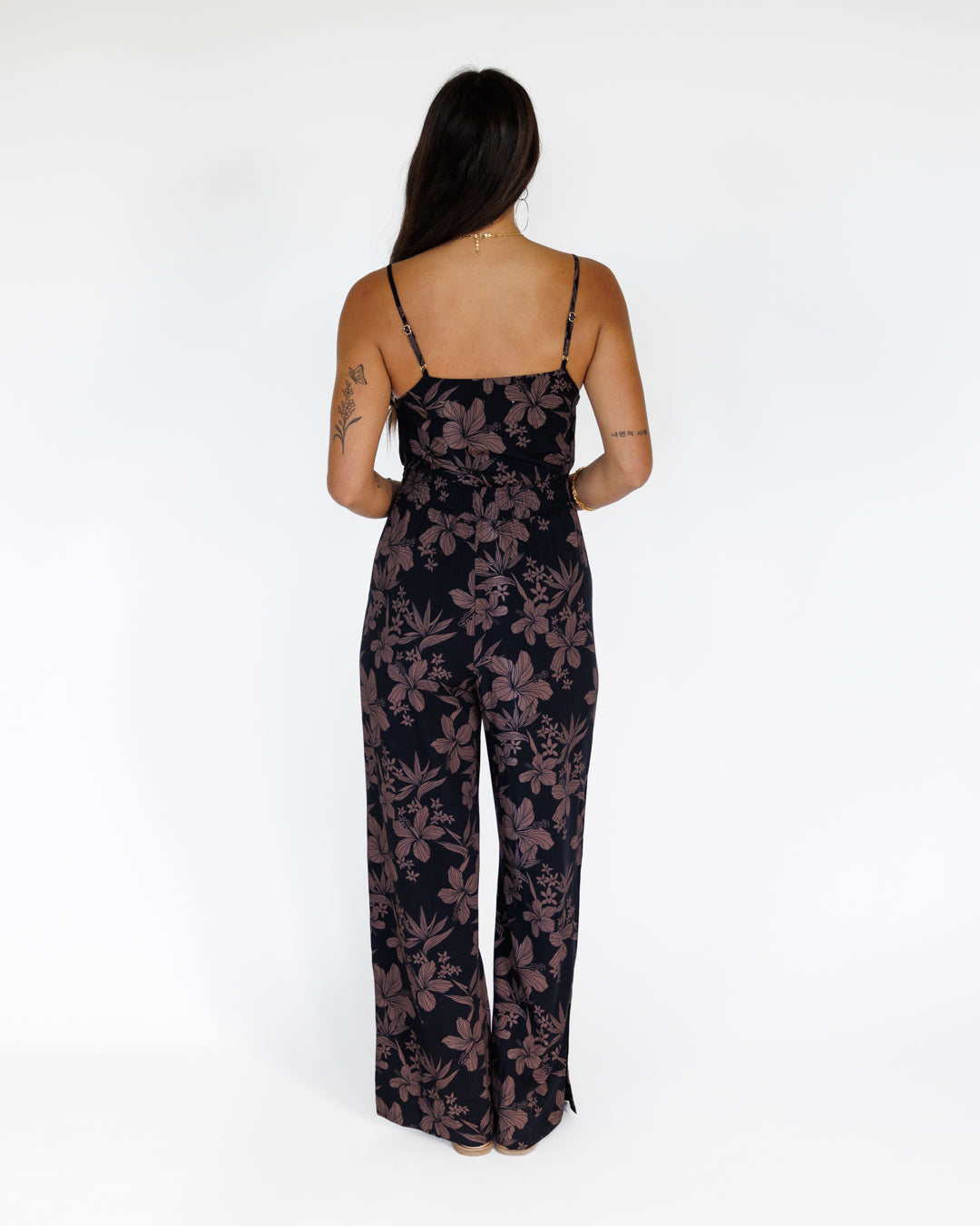 Garden Isle / Lahaina Jumpsuit / Midnight KEANI APPAREL