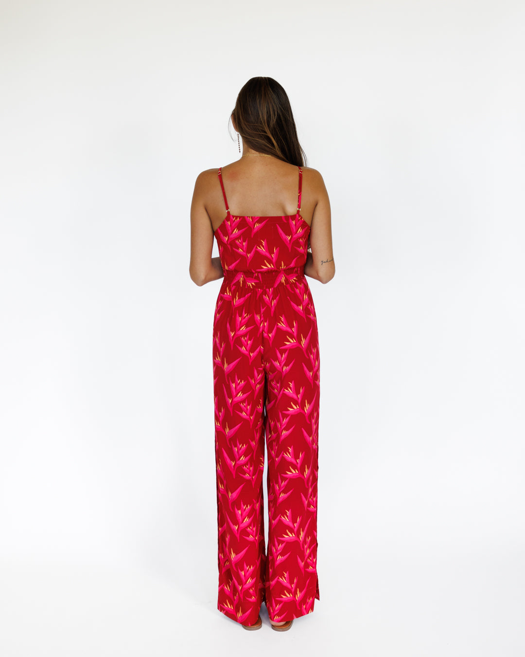Heliconia / Lahaina Jumpsuit / Hot Tropic KEANI APPAREL