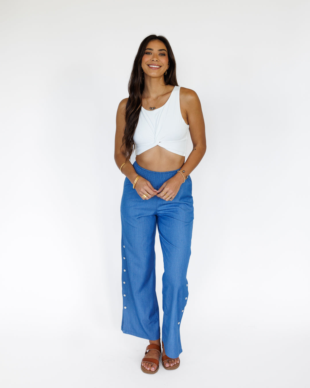 Luna Resort Pant / Denim Drift KEANI APPAREL