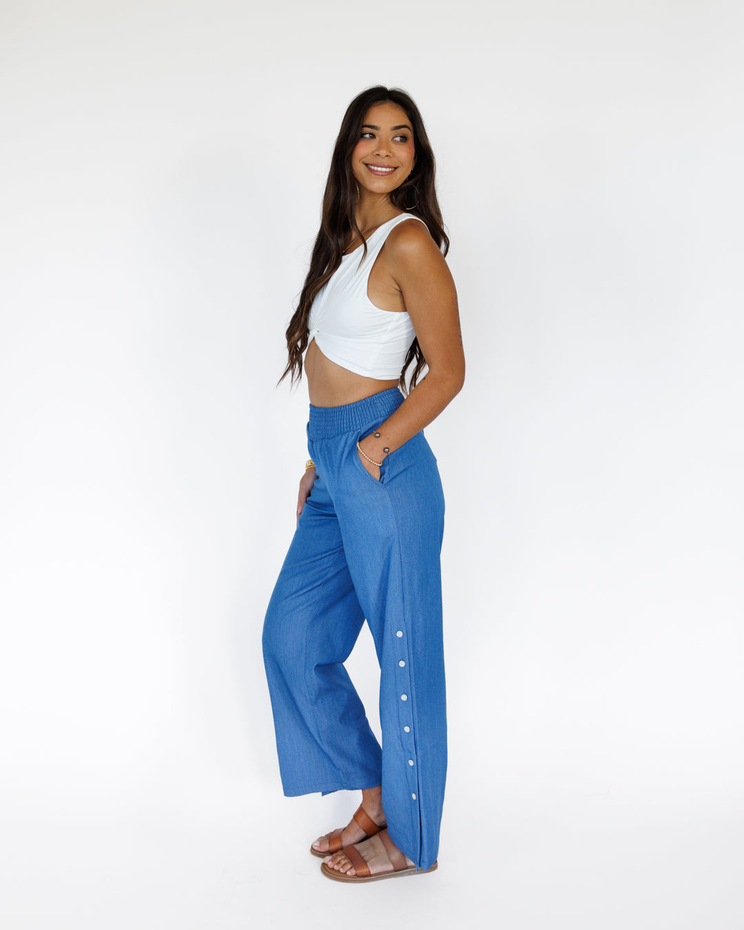 Luna Resort Pant / Denim Drift KEANI APPAREL