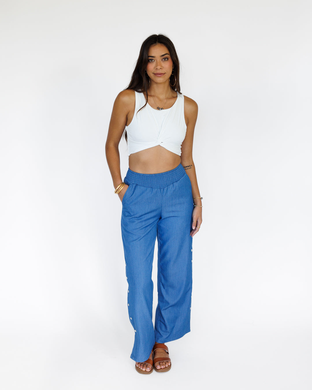 Luna Resort Pant / Denim Drift KEANI APPAREL