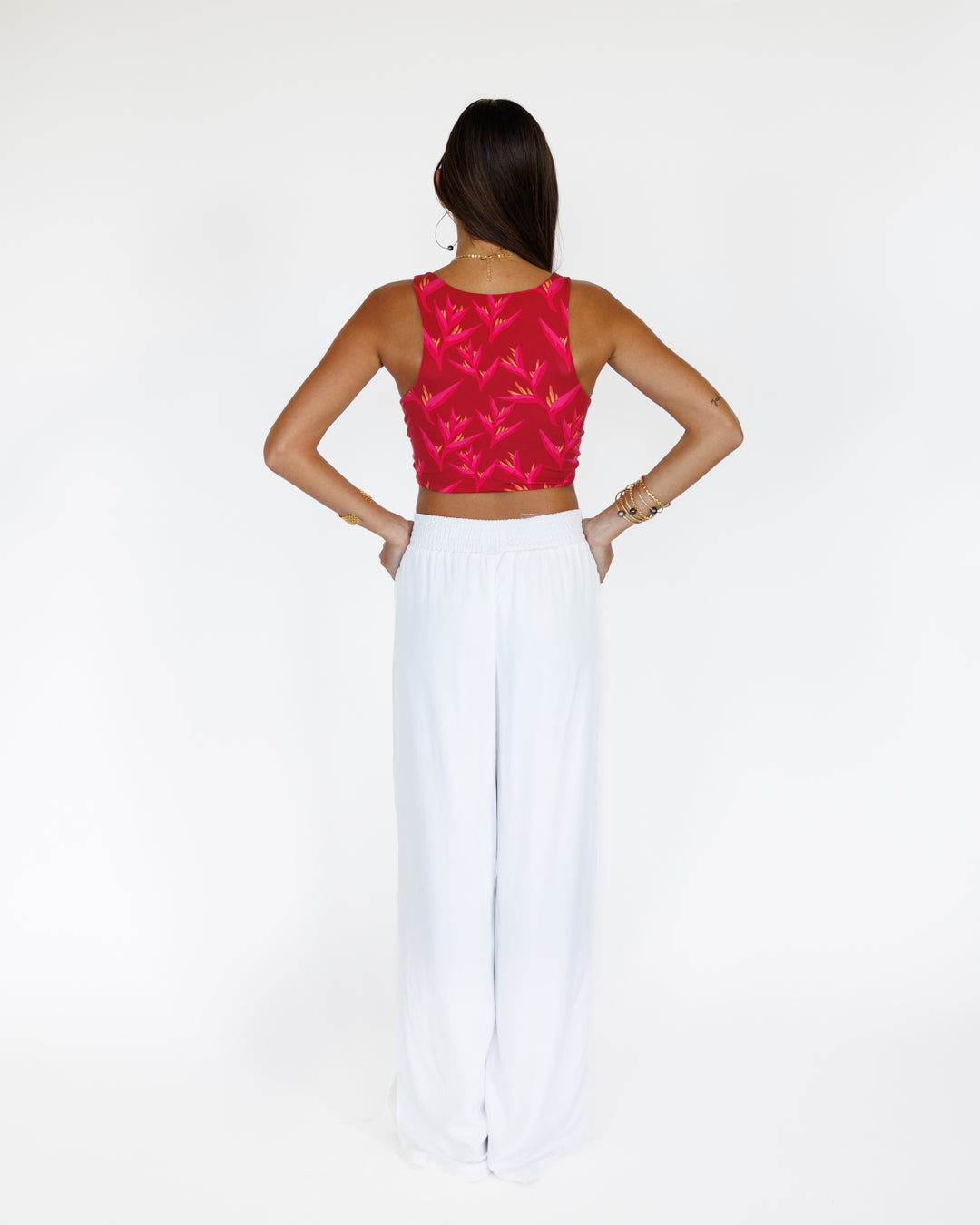 Heliconia / Kealia Crop Top / Hot Tropic KEANI APPAREL