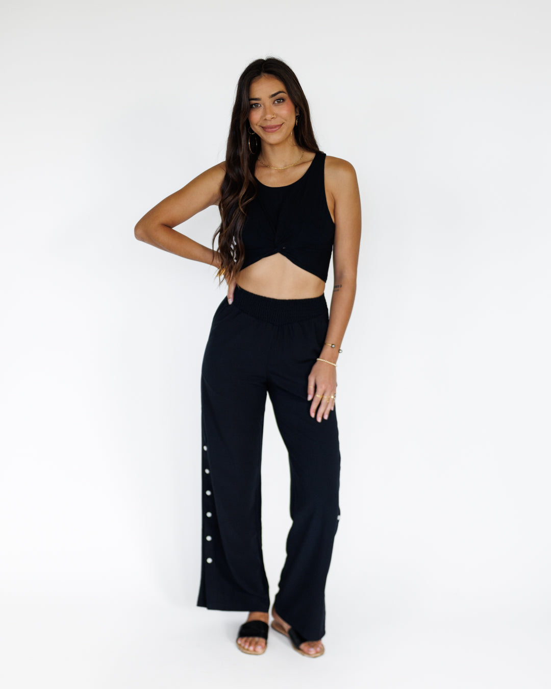 Kealia Crop Top / Midnight KEANI APPAREL