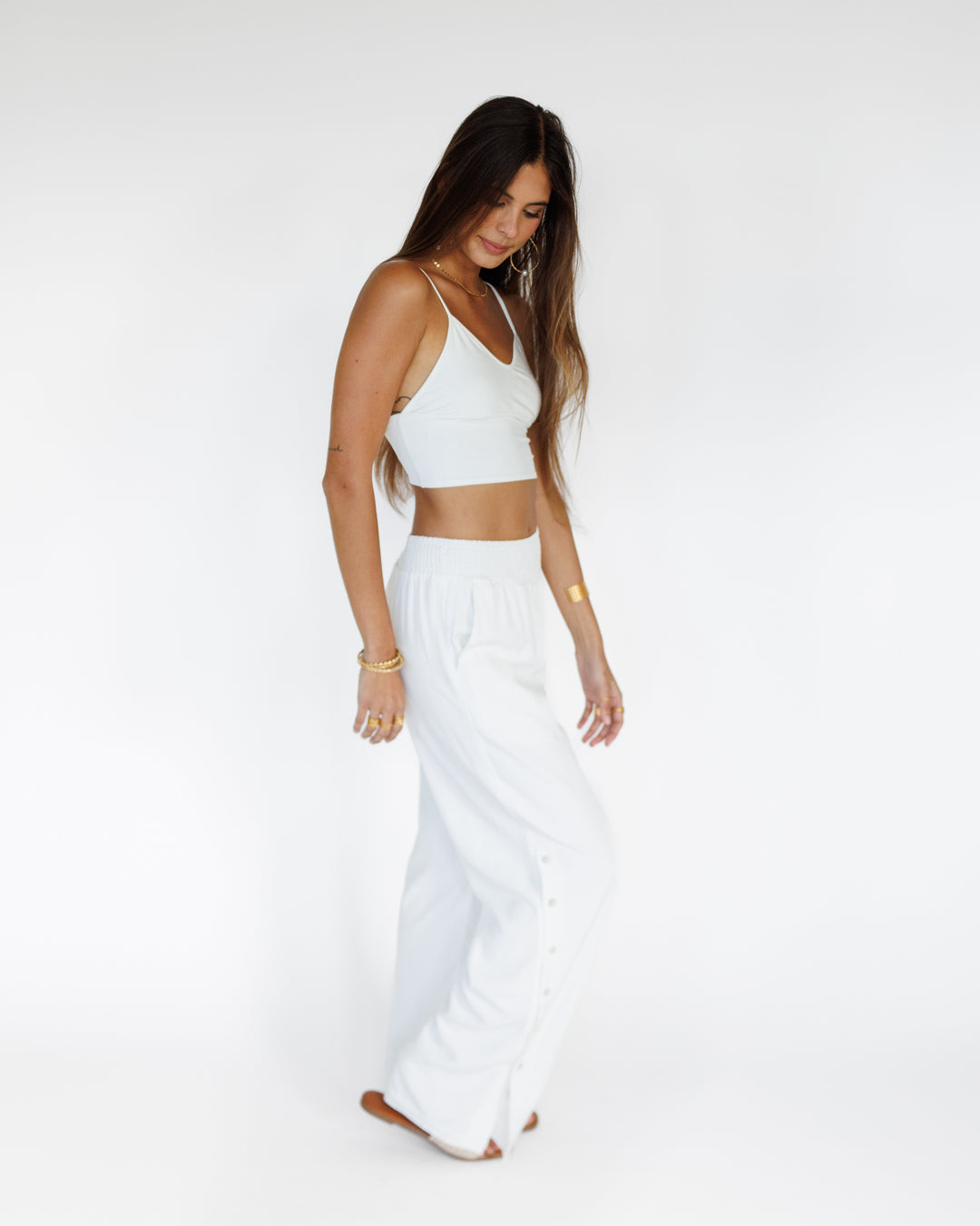 Hina Bra Tank / Coconut Milk KEANI APPAREL