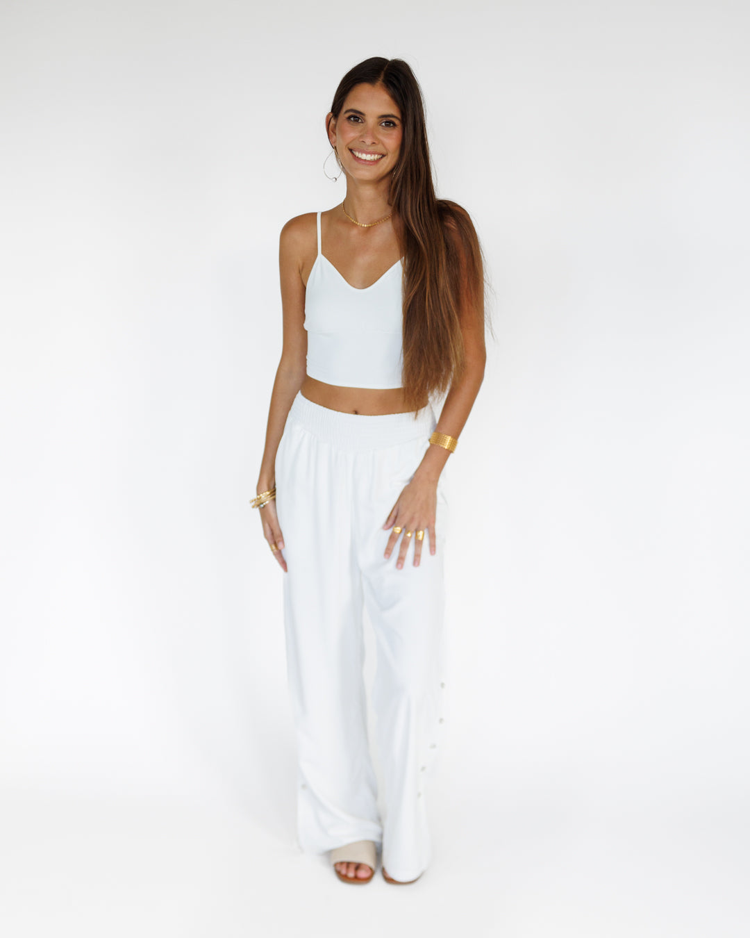 Hina Bra Tank / Coconut Milk KEANI APPAREL