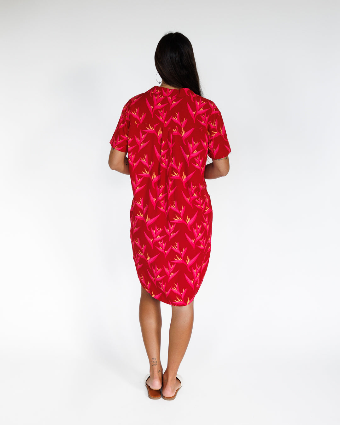 Heliconia / Paia Shirt Dress / Hot Tropic KEANI APPAREL